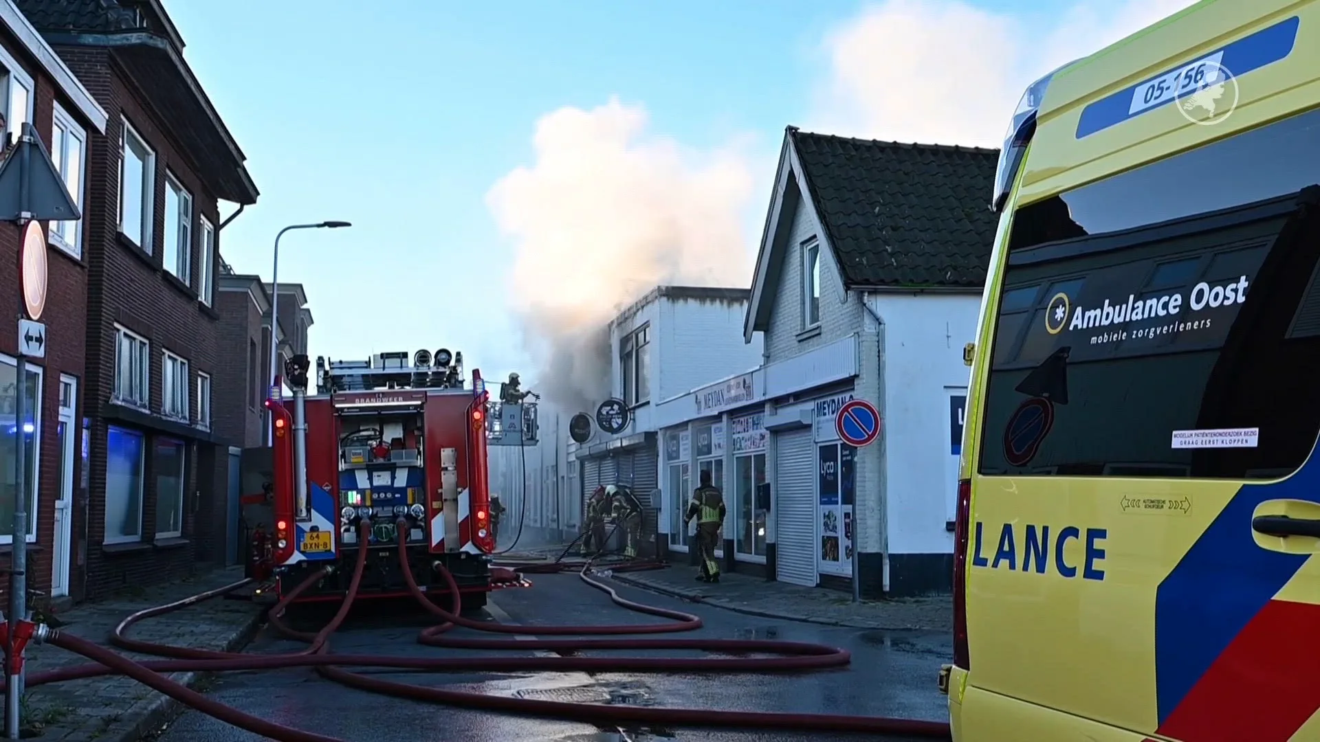 Flinke brand bij pand in Almelo
