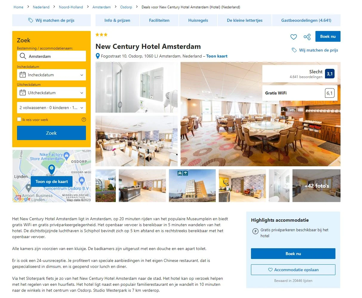 Dit hotel vol bedwantsen, schimmel en bloedvlekken is het slechtste hotel van Amsterdam