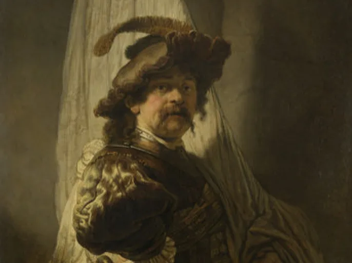 Schilderij De Vaandeldrager aangekomen in Nederland