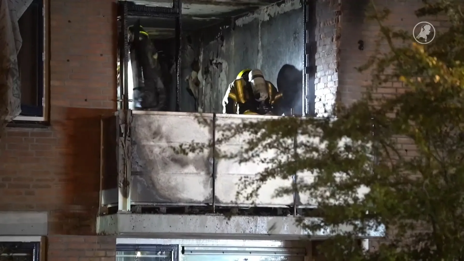 Felle woningbrand in Rotterdam