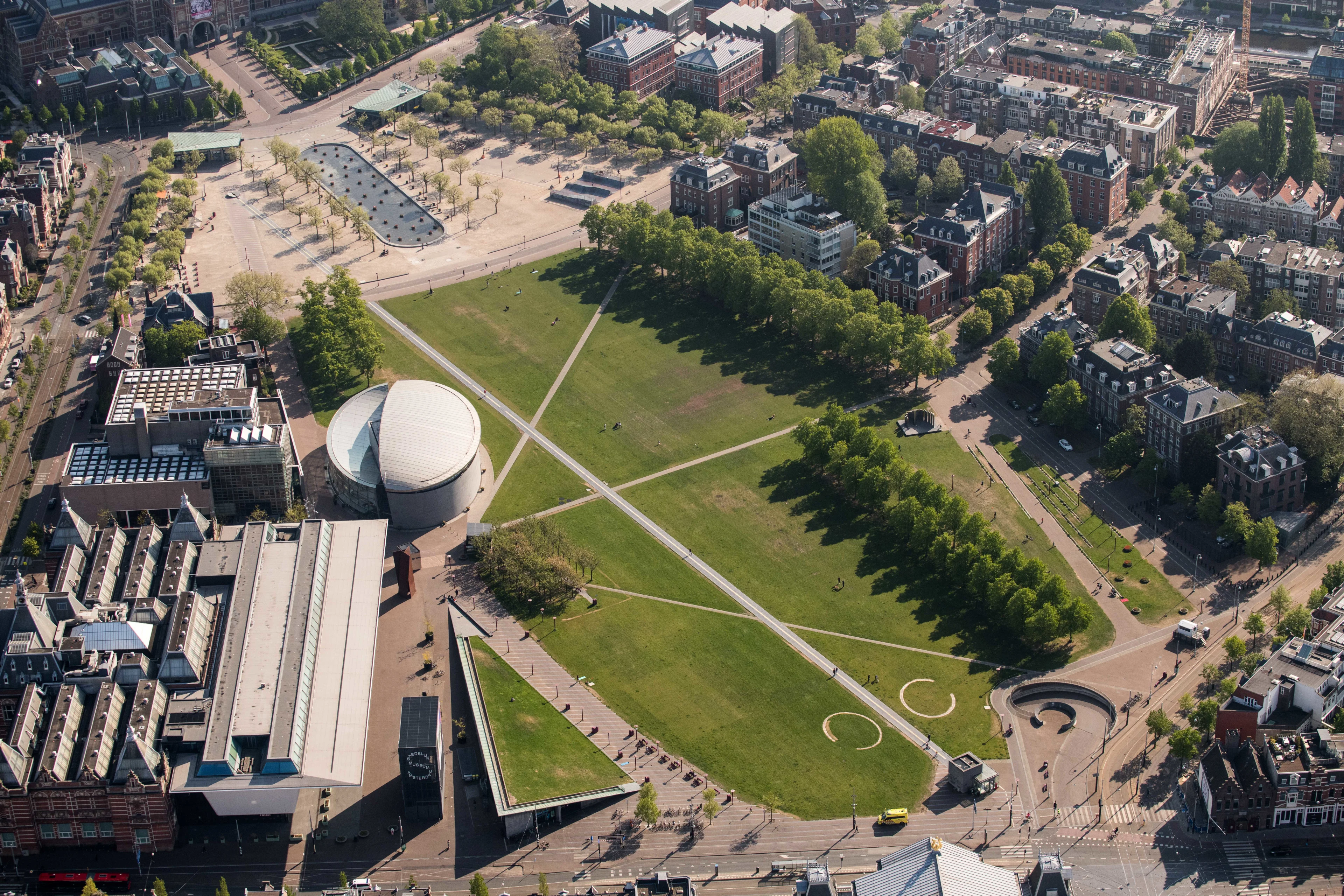 Demonstreren op Museumplein rest van het jaar verleden tijd vanwege nieuwe grasmat