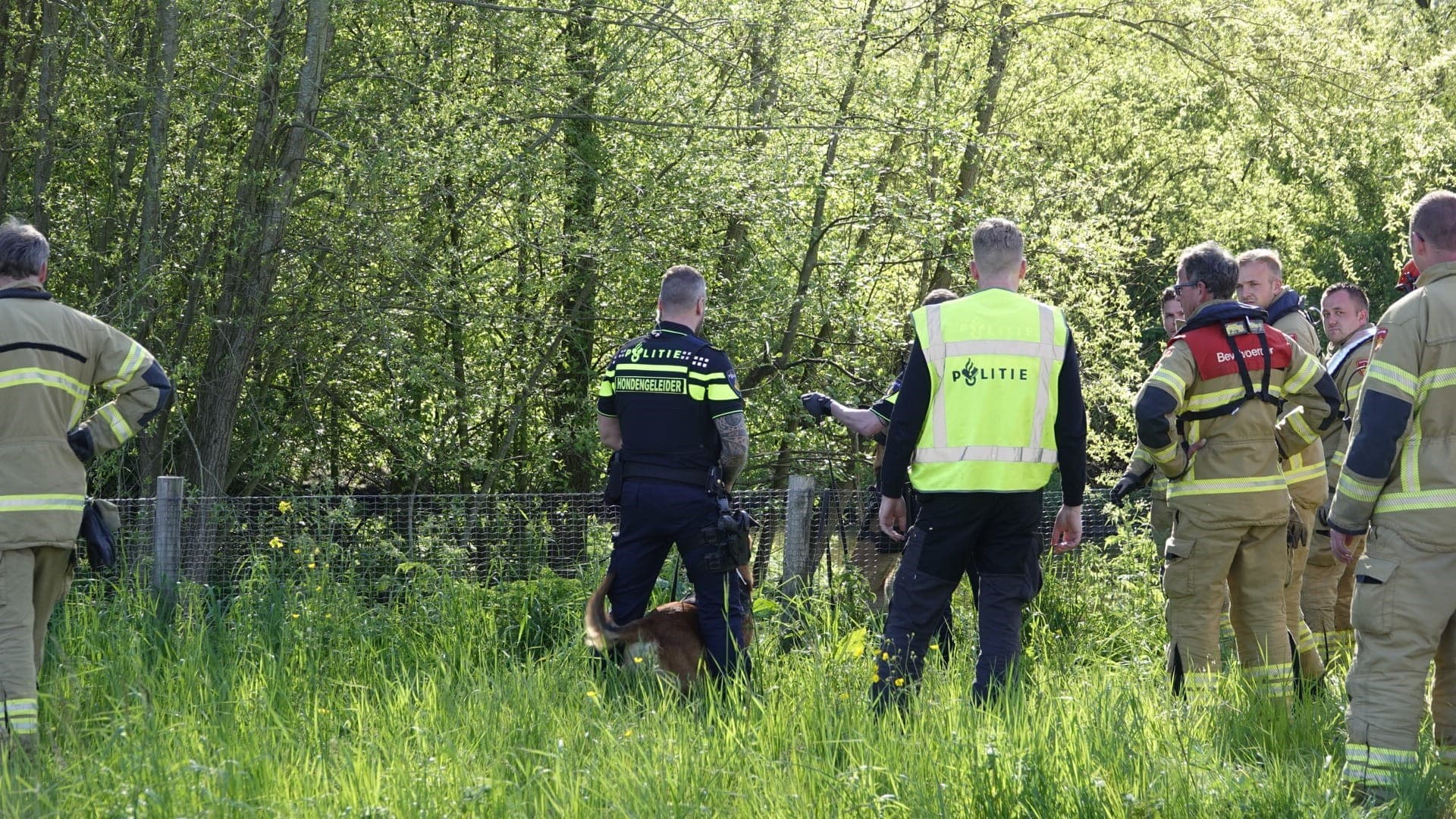 Arrestant maakt dakluik open en ontsnapt uit politiebus, honden en helikopter ingezet voor zoektocht