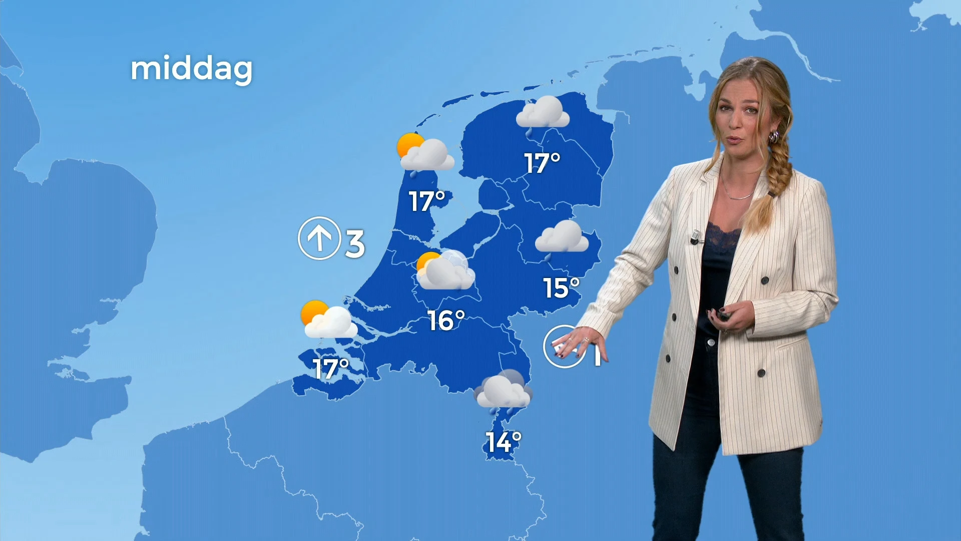 Restanten van ex-orkaan Kirk zorgen voor grauwe herfstdag met veel regen