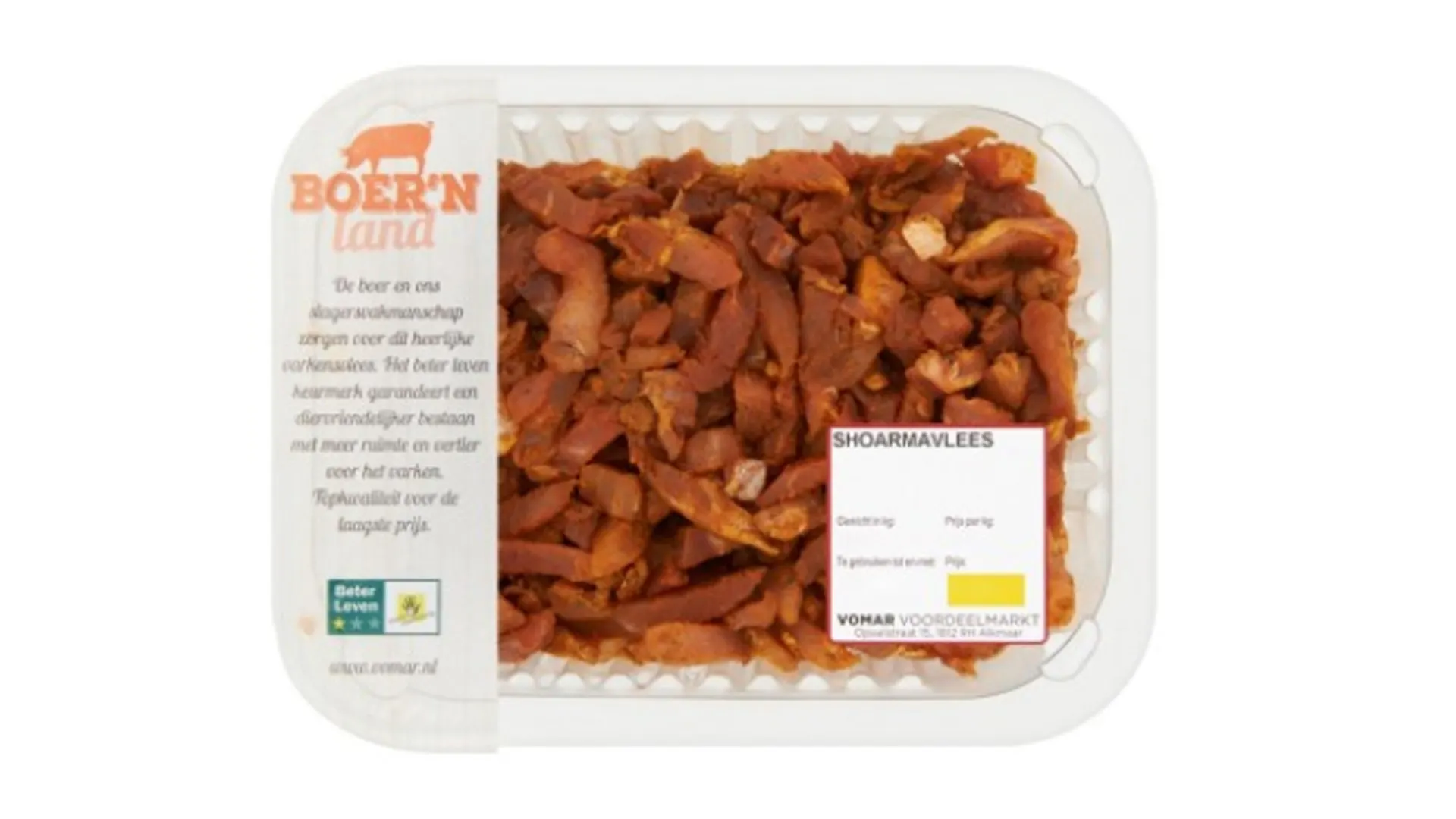 Mensen met een allergie opgelet: Vomar roept shoarma terug