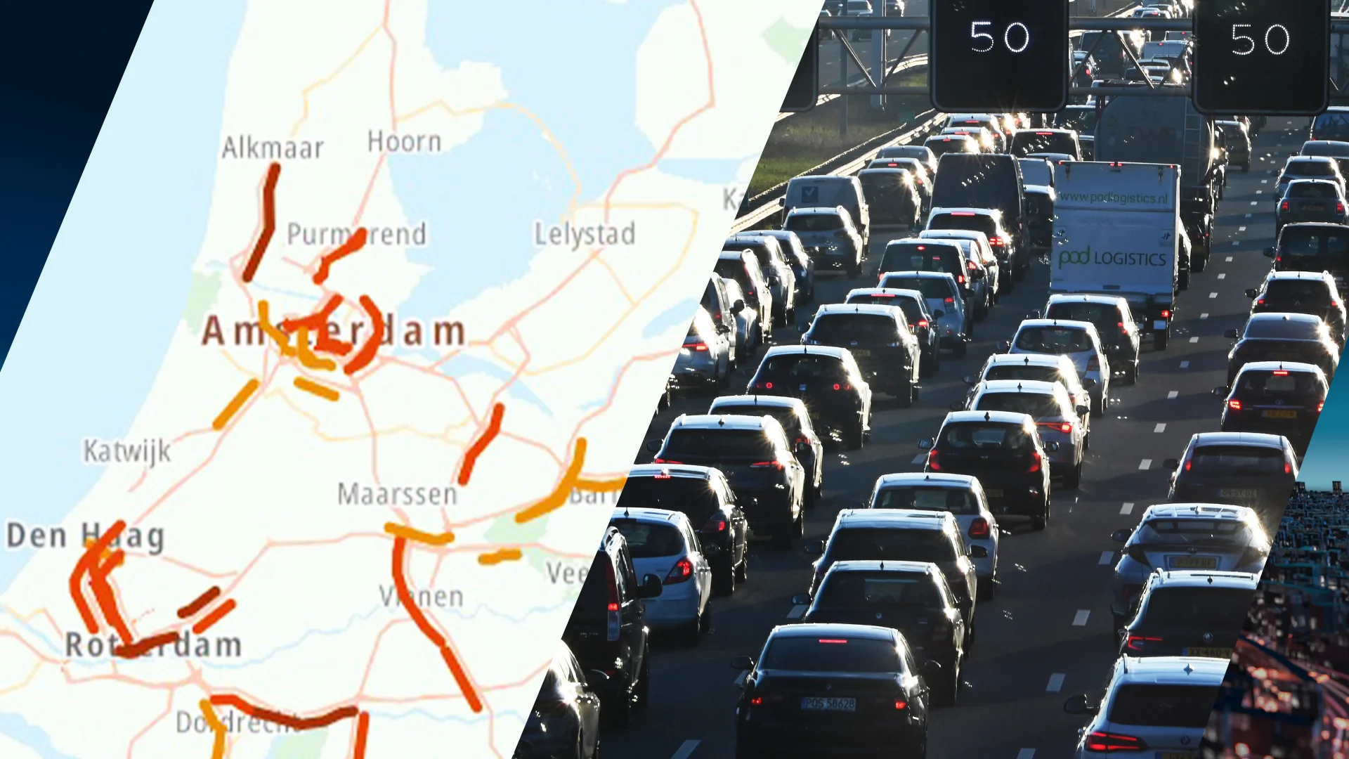 Ruim twee keer zoveel file als normaal door 'sintspits'