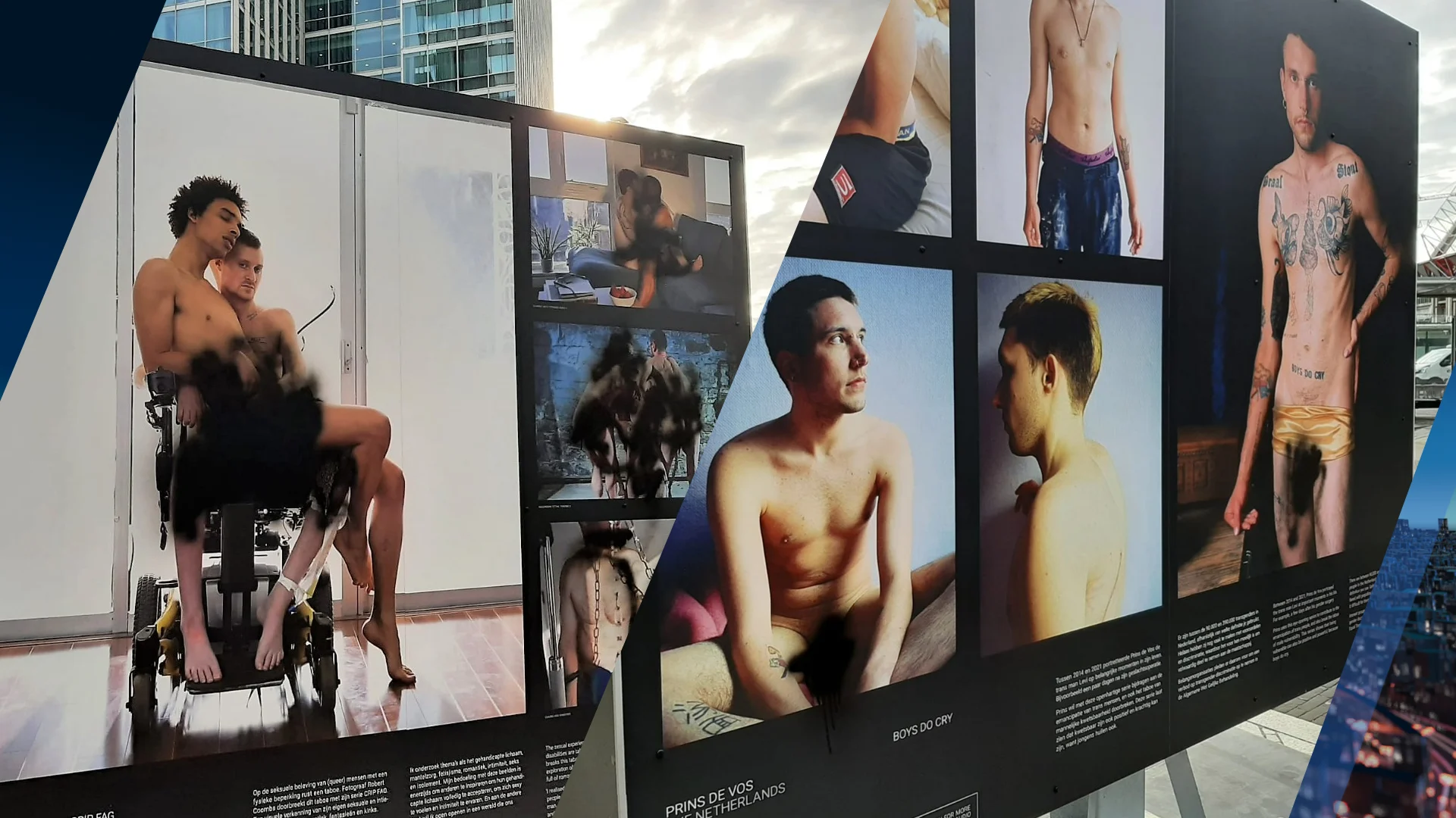 Bekladde expliciete Pridefoto's blijven als statement: 'Tolerantie nog erg dun'