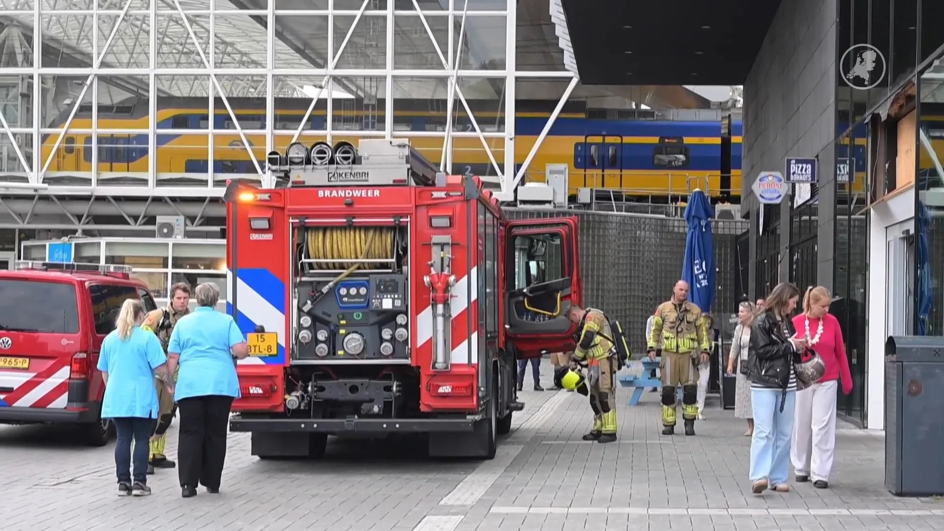 Man steekt computers in brand op stadskantoor Leiden