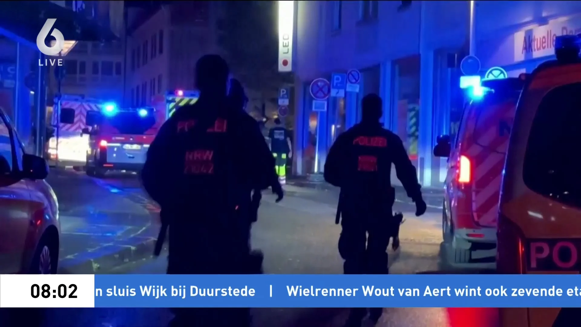 Drie doden en vijf zwaargewonden in Solingen, dader spoorloos