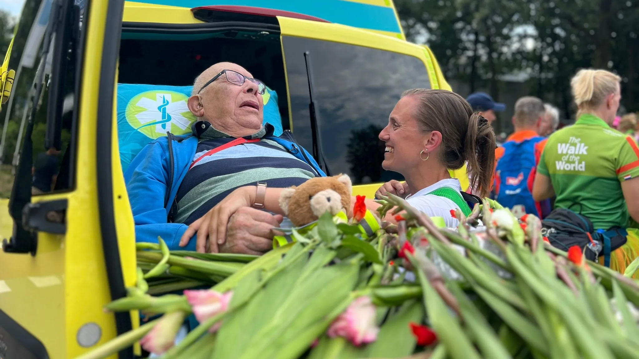 Onvergetelijk moment bij 4Daagse: opa Cees ziet kleindochter Isabella nog één keer lopen