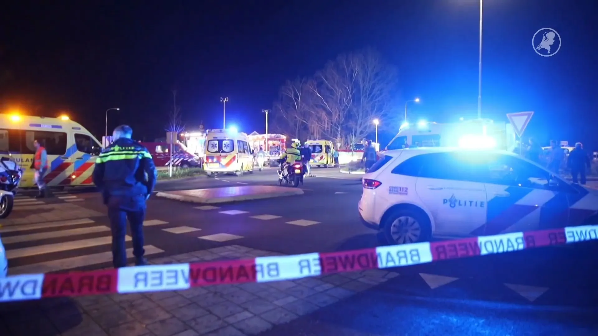 Minimaal vijf gewonden nadat auto is ingereden op groep mensen in Nunspeet