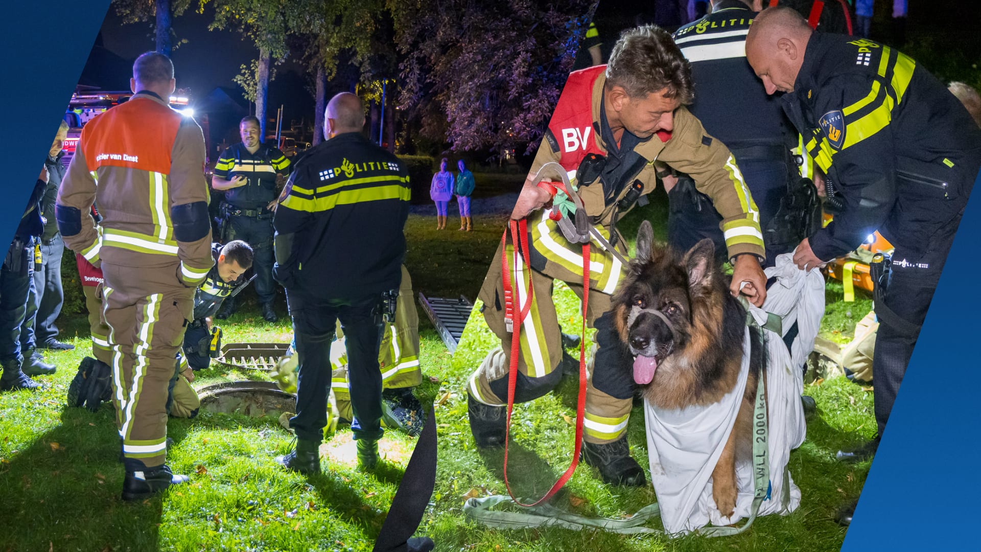 Vrouw en hond belanden in metersdiepe put in Vijfhuizen