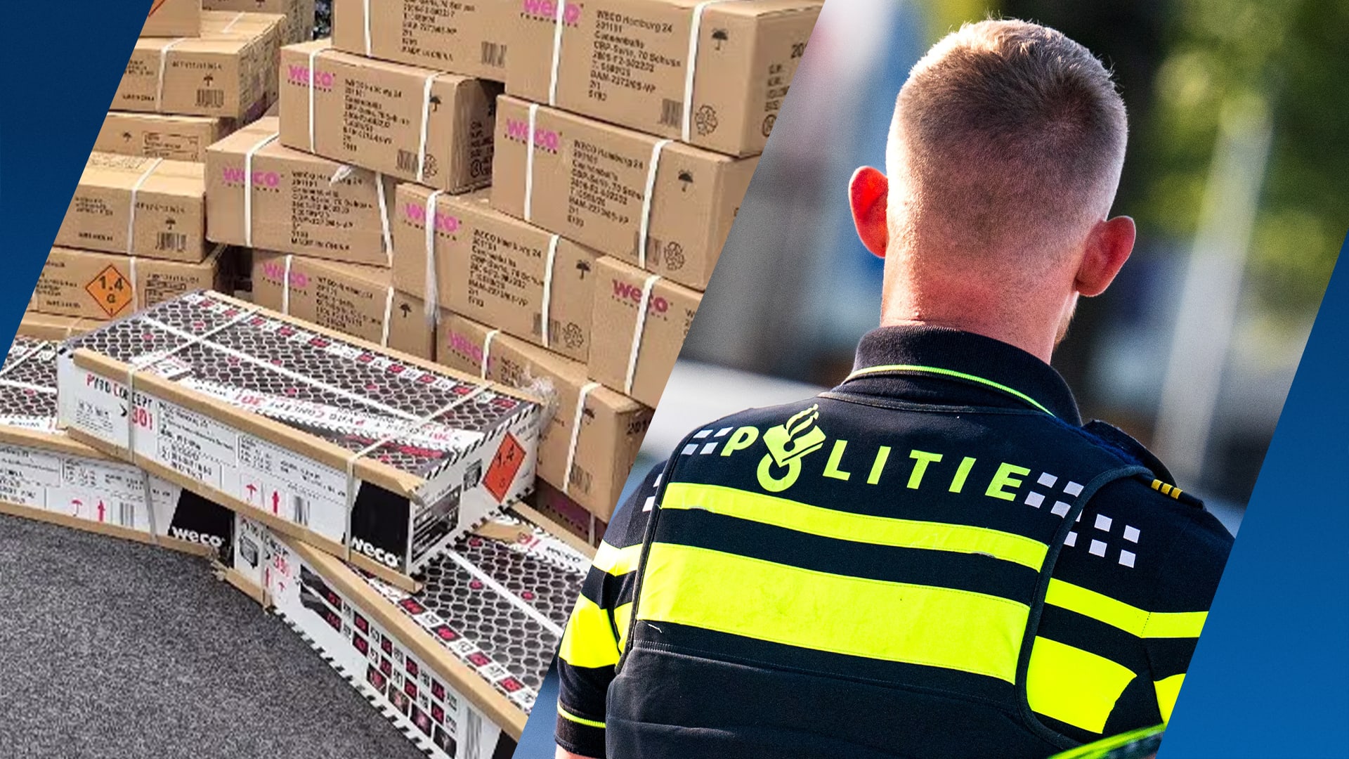 Politie ontdekt meer dan 800 kilo aan illegaal vuurwerk bij bedrijfspand in Groningen