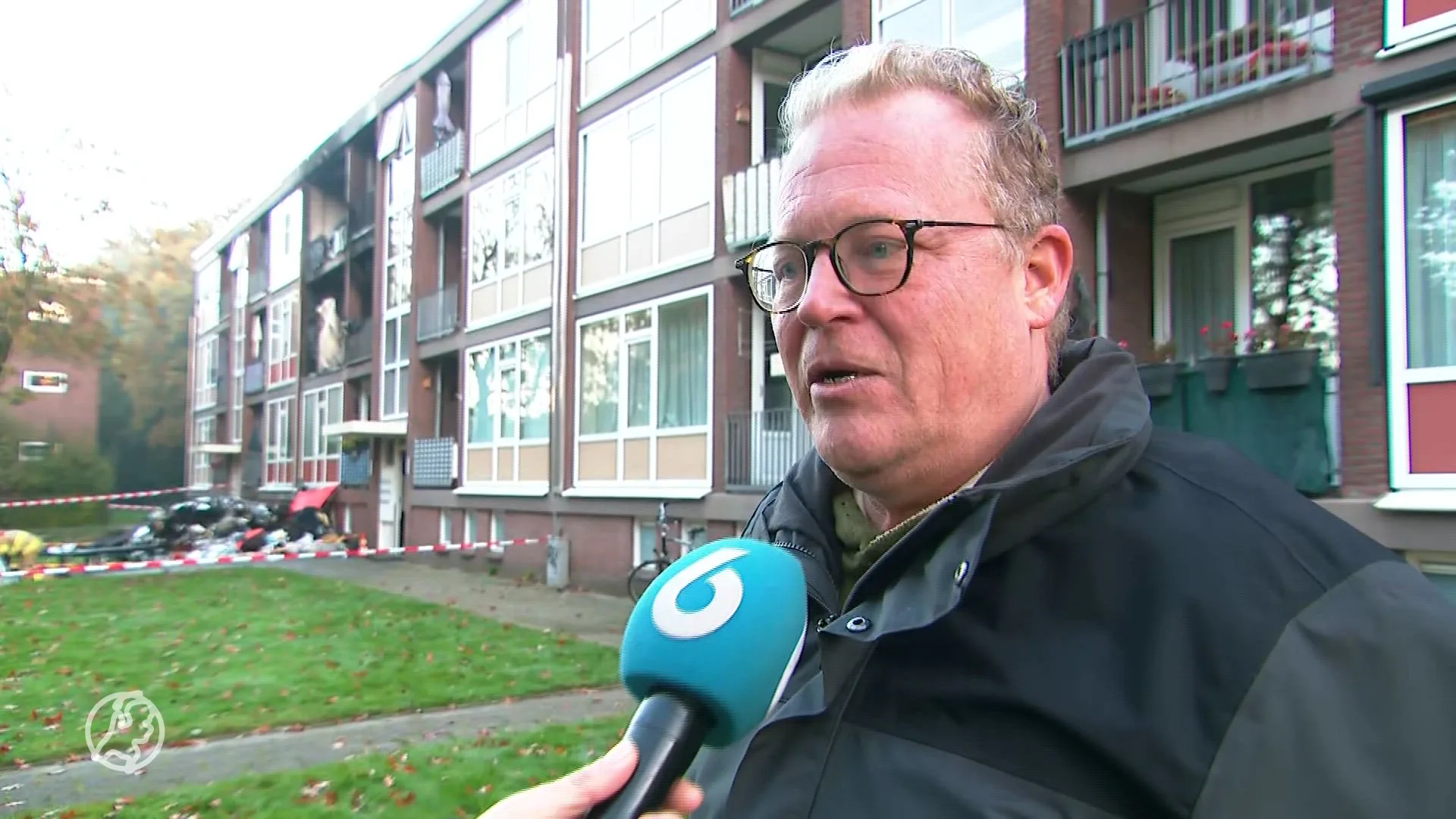 Bewoners flat Ede 's nachts uit huis gehaald: 'Zag vanaf balkon de vlammen'