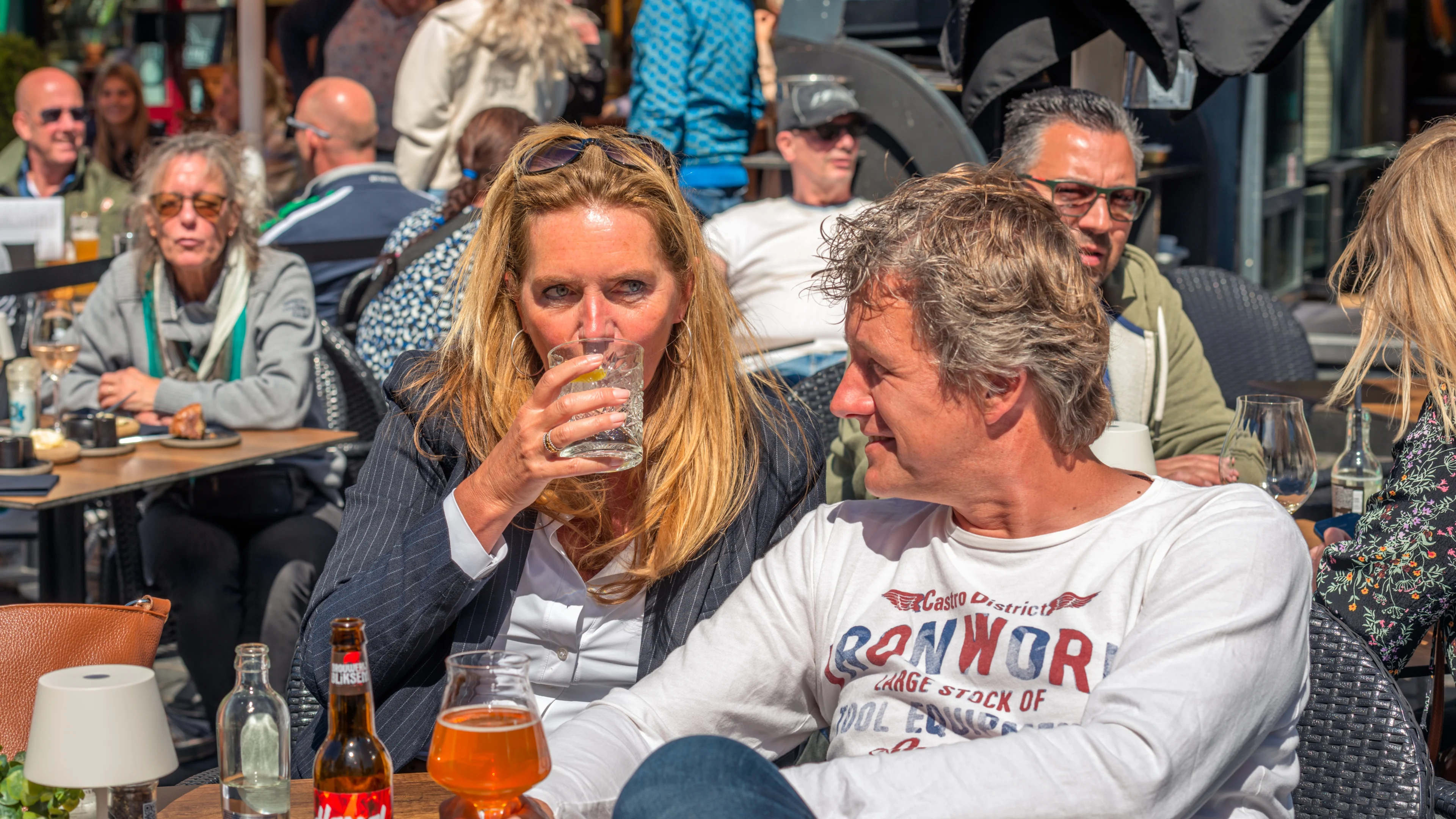 Zonnige dag belooft opnieuw voor prima terrasweer te zorgen