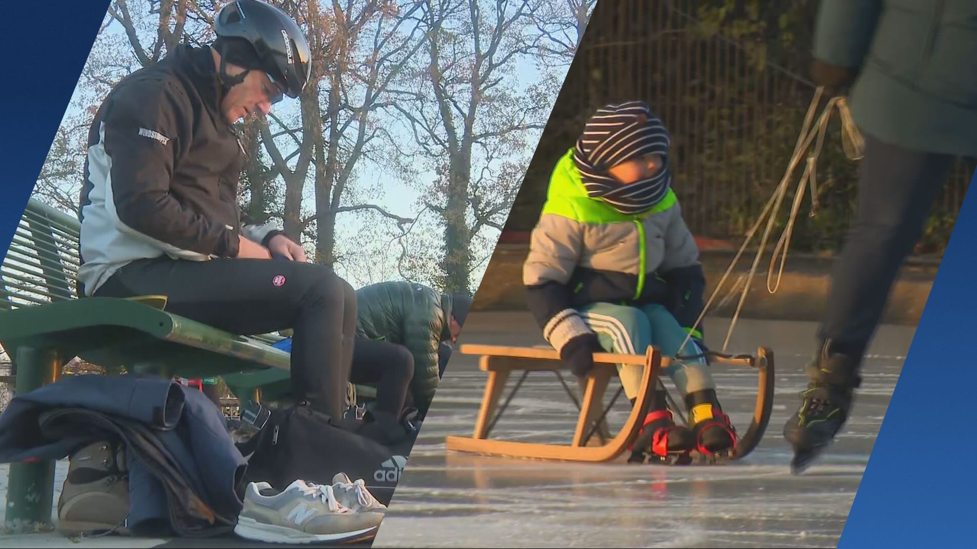 Volop ijspret in Winterswijk: 'Geweldig verjaardagscadeau'