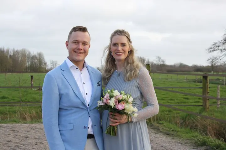 Trouwen ondanks coronacrisis: Gerke en Berdien stapten in het huwelijksbootje