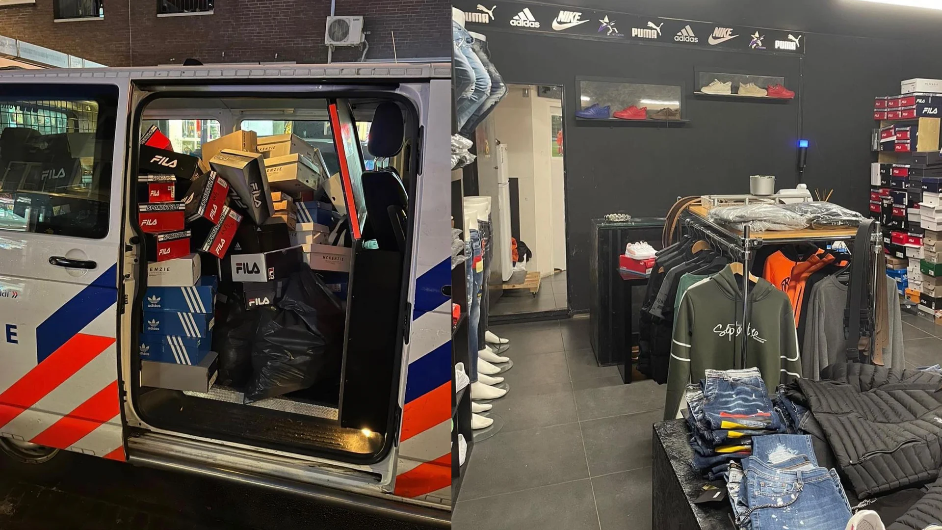 Eindhovense kapsalon blijkt dekmantel voor lucratief handeltje in nepmerkkleding