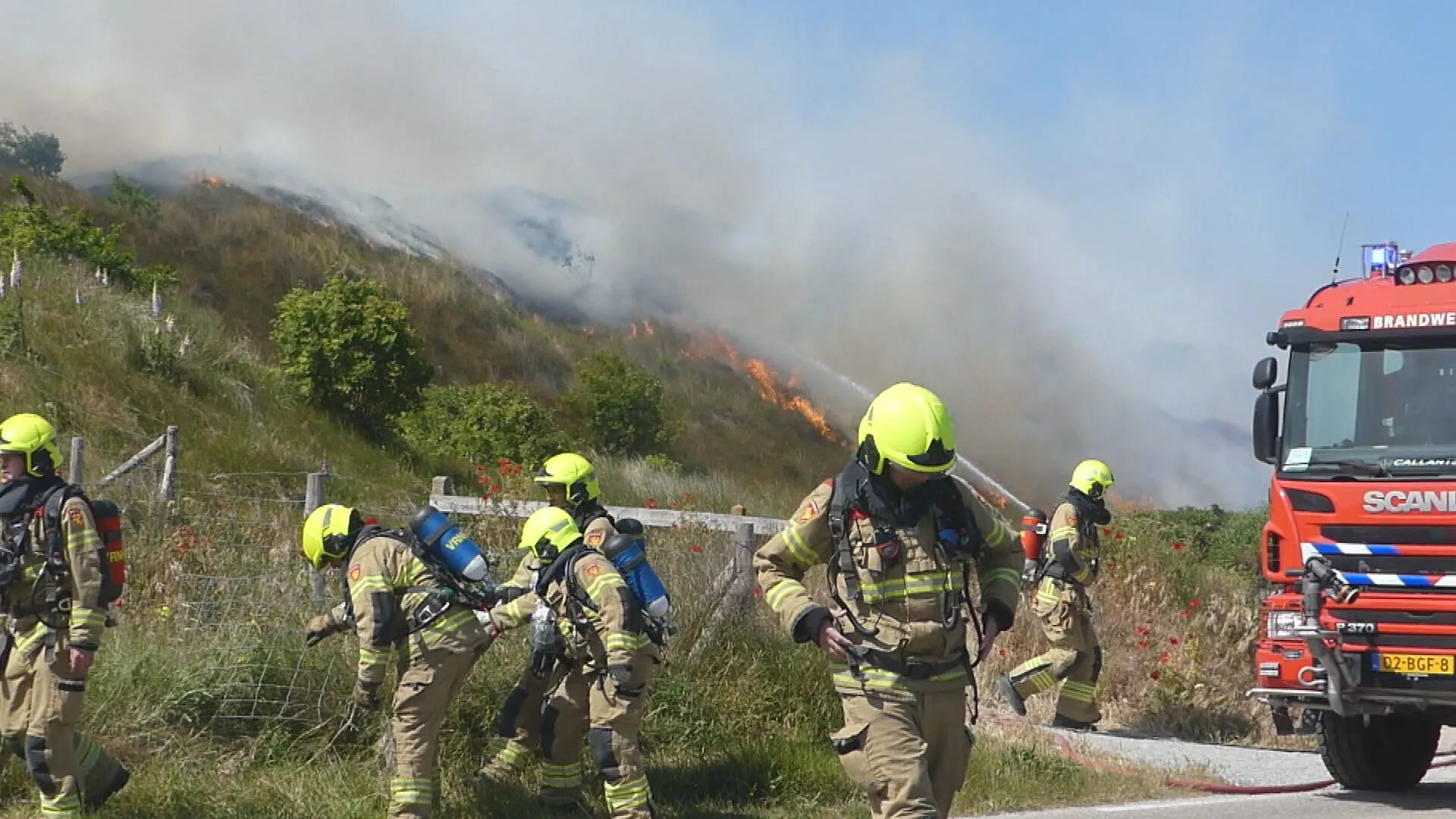 Brand in duingebied Noord-Holland onder controle