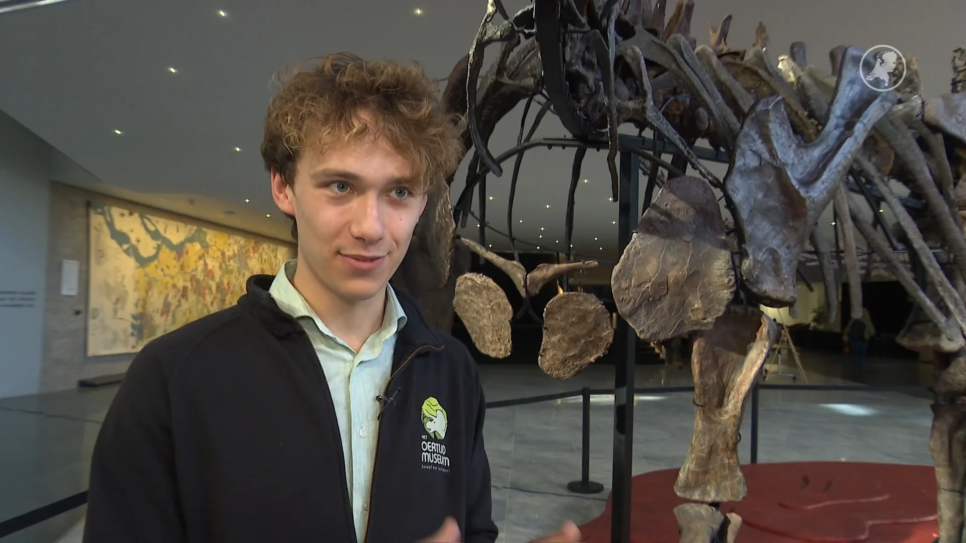 Gigantisch dinoskelet Aurora onthuld in ’s-Hertogenbosch