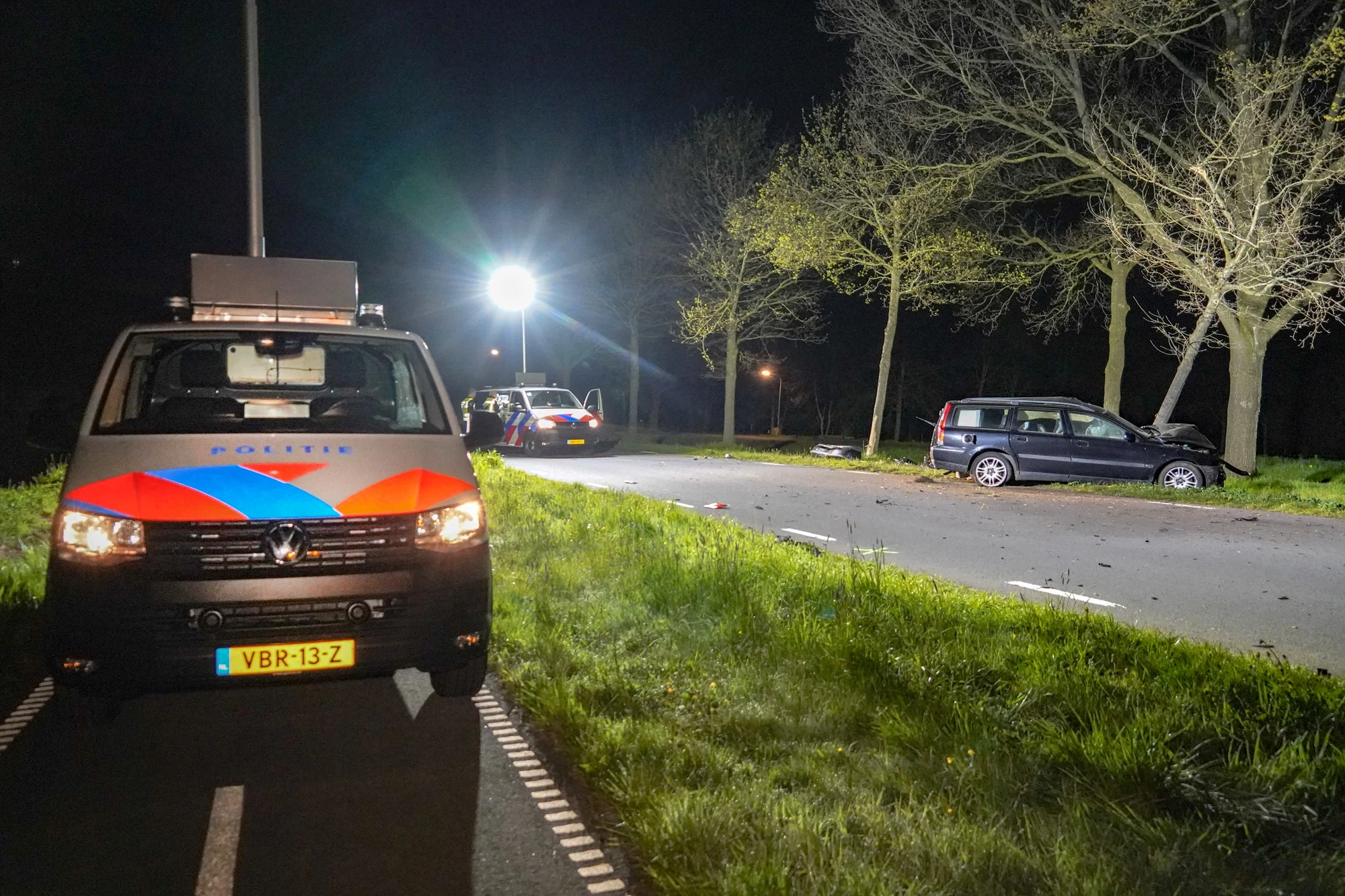 Automobilist zwaargewond na wilde politieachtervolging in Siddeburen