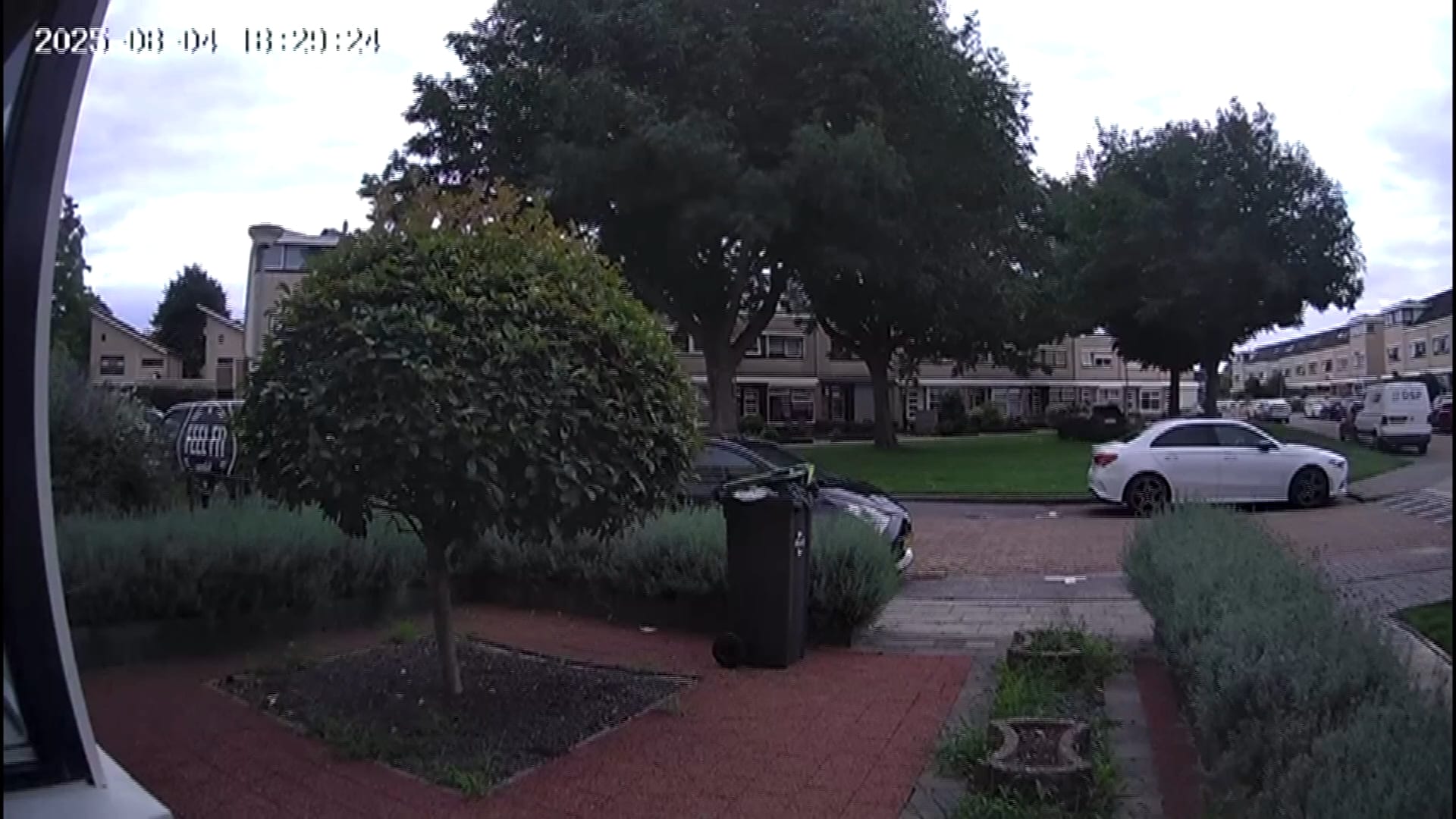 ZIEN: Auto raast over grasveld en ramt gevel van woning in Tiel