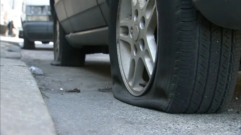 Man (58) steekt in Nieuwe Pekela banden van 51 auto's lek