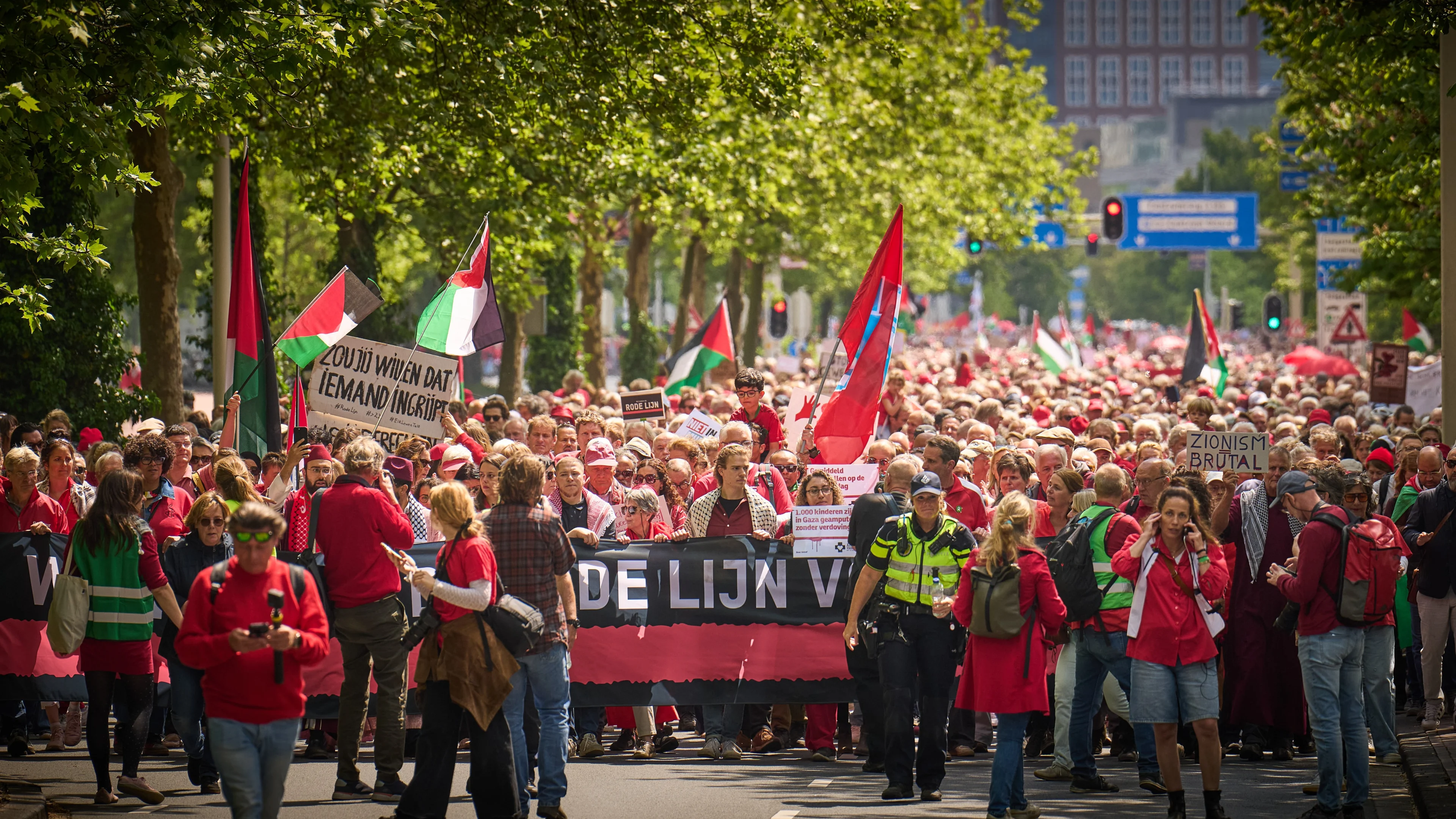 Tienduizenden mensen verwacht bij nieuwe Rode Lijn-protest in Den Haag op zondag