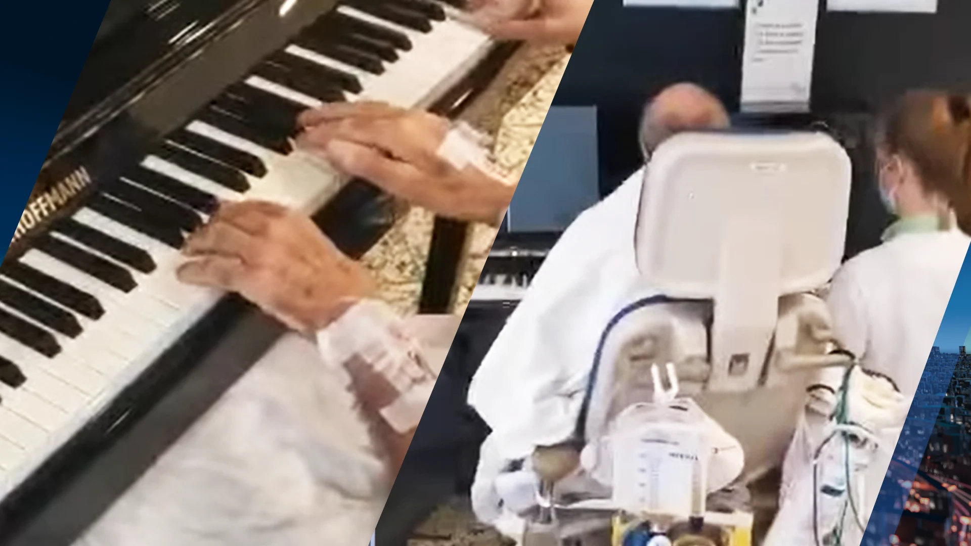 Patiënt speelt na 80 dagen op ic sterren van de hemel op ziekenhuispiano