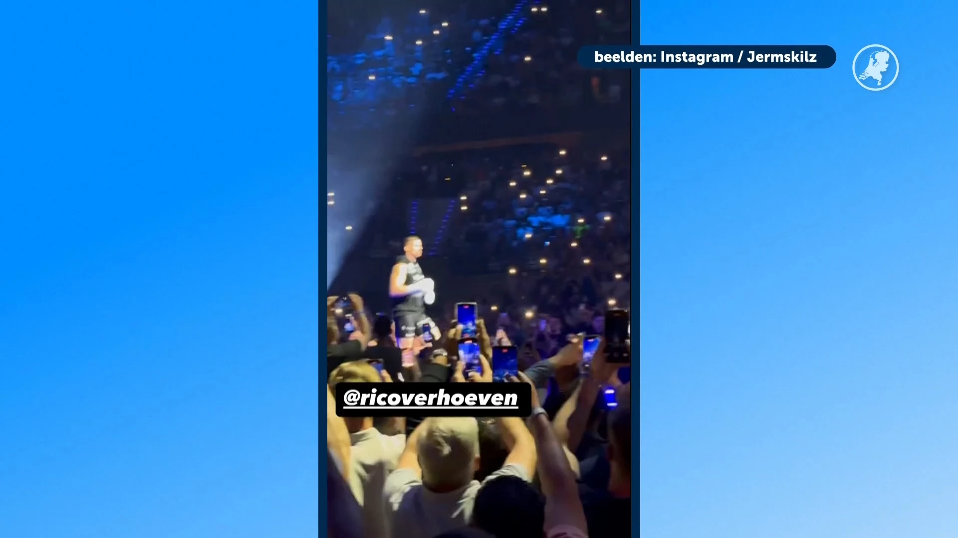 Kickbokser Verhoeven voor veertiende keer wereldkampioen in Ahoy