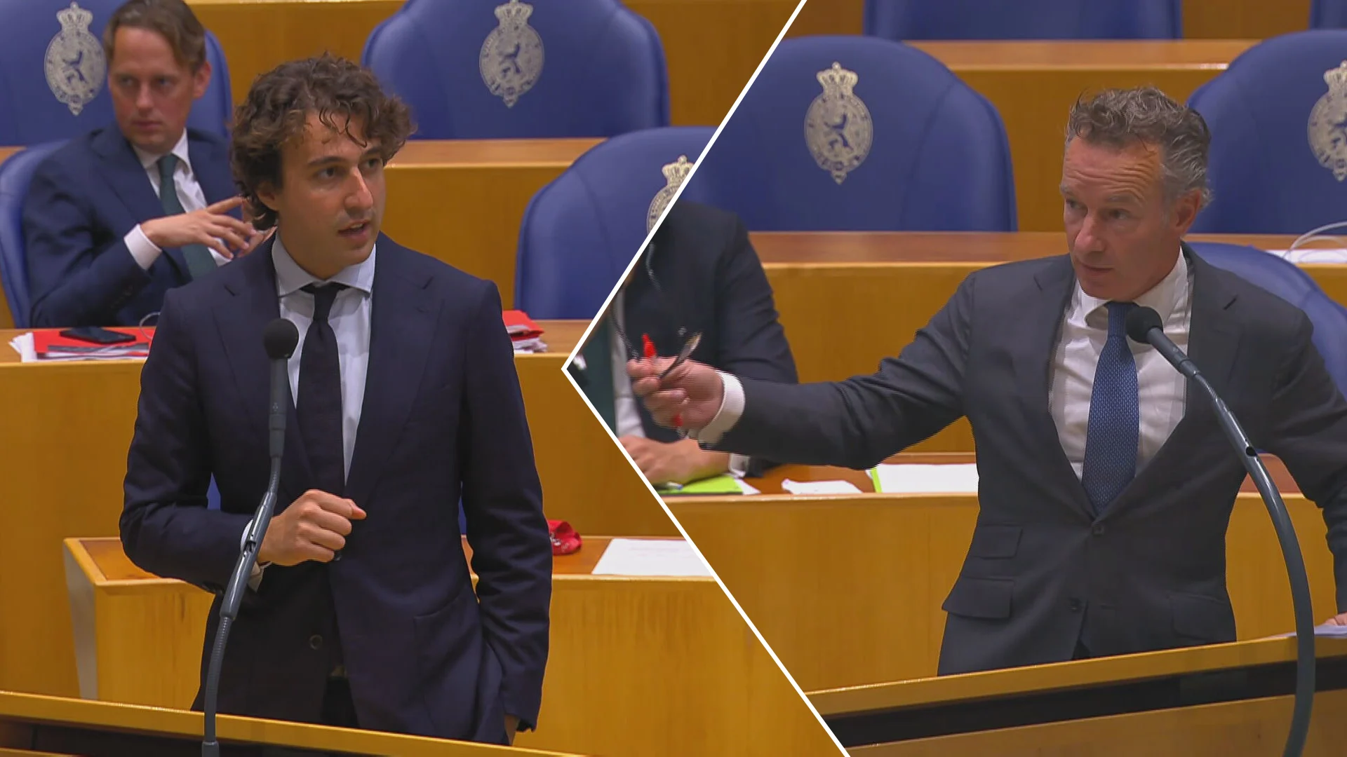 Klaver clasht met Van Haga: 'Je bent gewoon een huisjesmelker, ga zitten!'