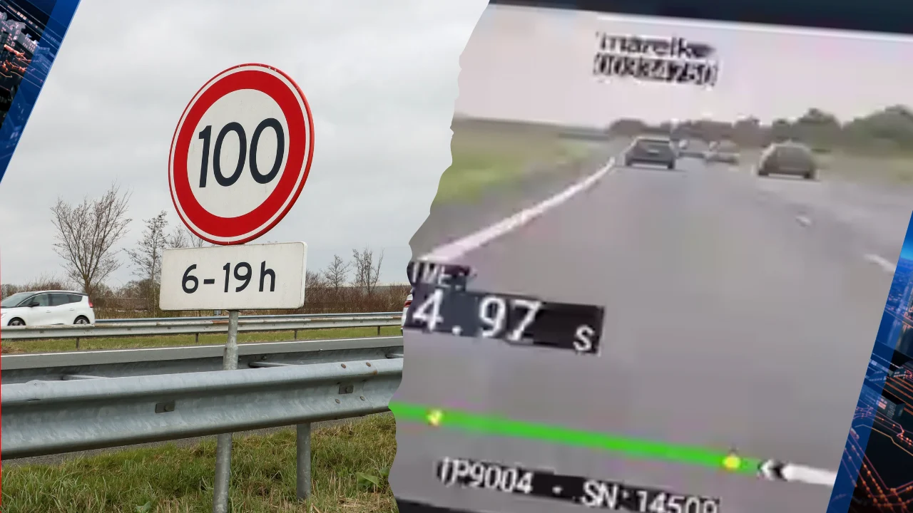 ZIEN: Beginnend bestuurder scheurt met 235 km/u over snelweg en moet rijbewijs inleveren
