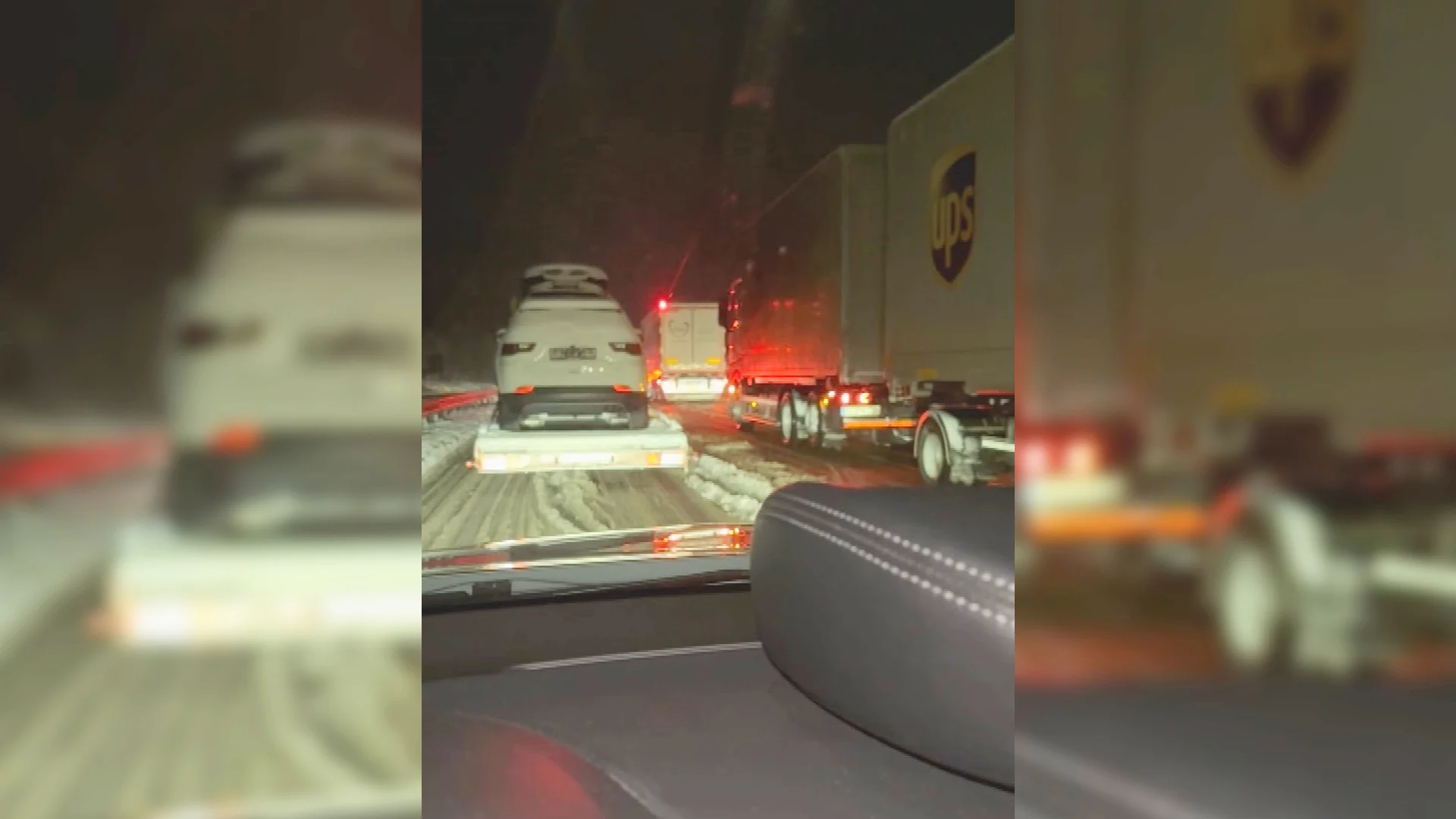  Vriendengroep bereikt na 18 uur monsterfile eindelijk bestemming