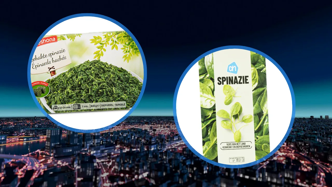 Waarschuwing: AH en Lidl halen diepvriesspinazie uit winkel om metaaldeeltjes