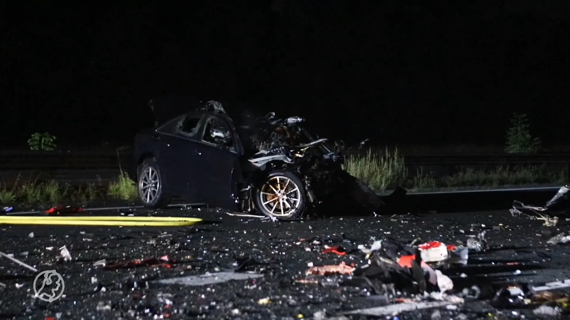 Spookrijdende automobilist overleden door botsing op A15