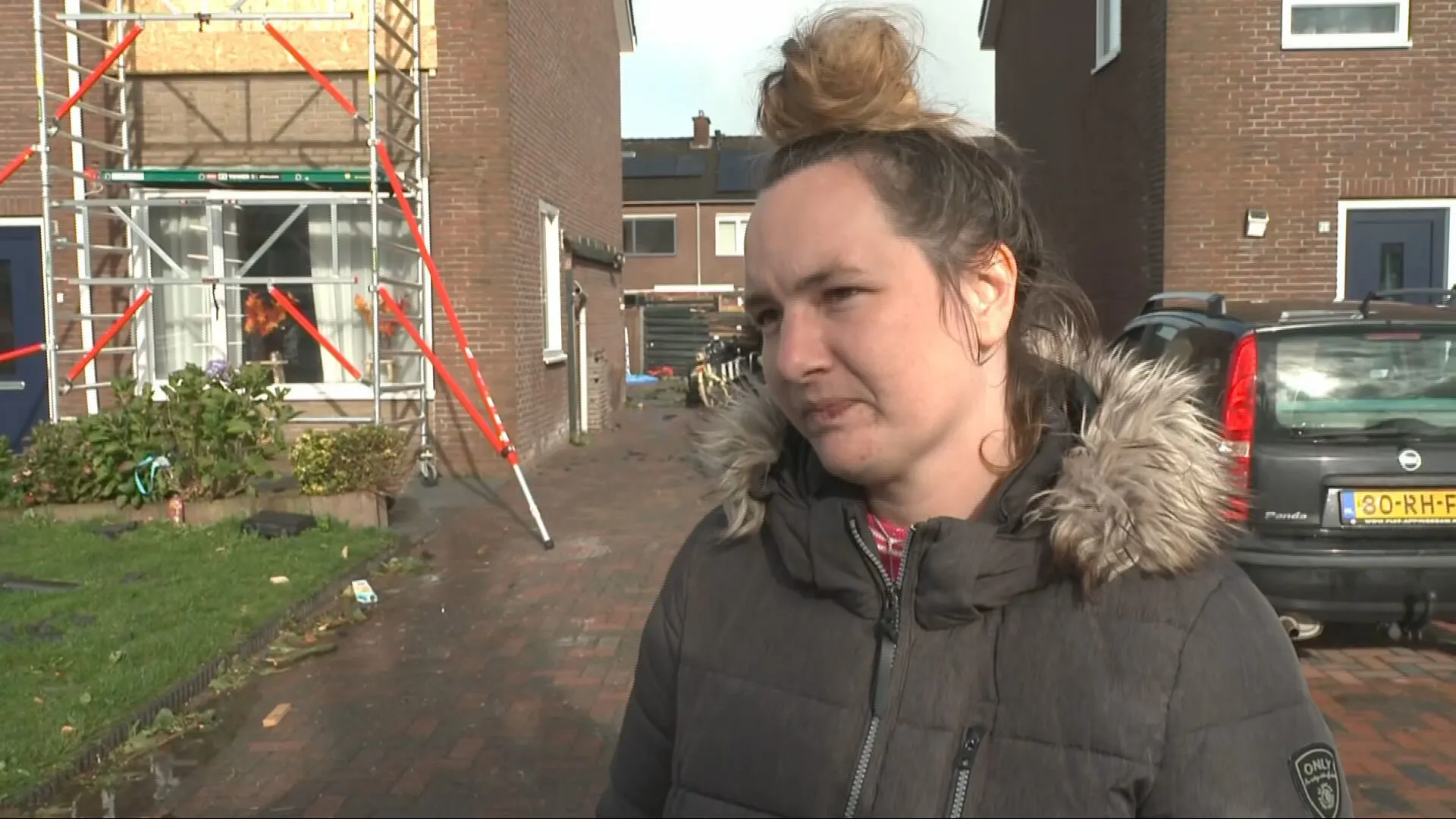 Gezin dakloos door windvlaag in Stadskanaal: 'De kindjes waren helemaal in paniek'