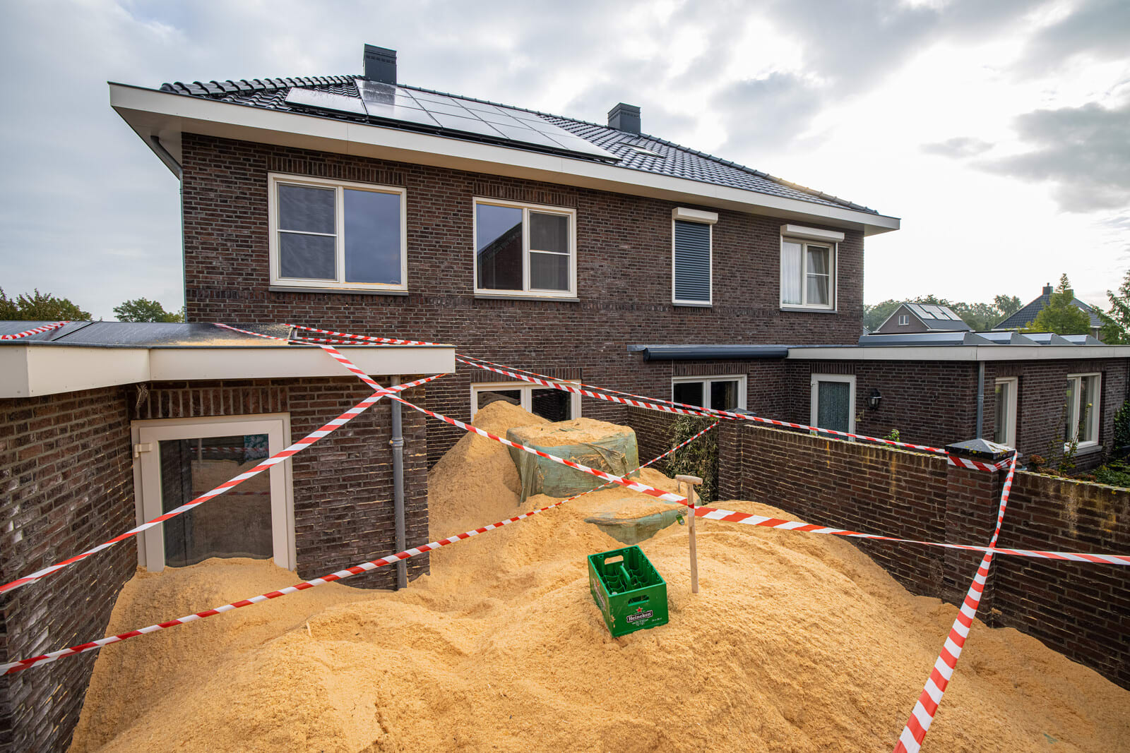 Ja, ik wil... 40 kuub zaagsel in mijn achtertuin