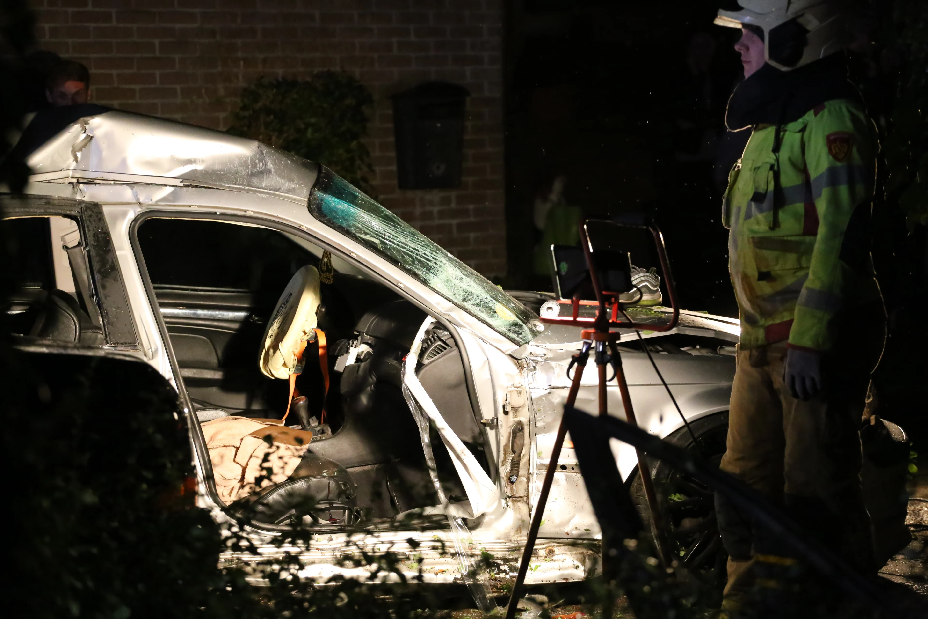 Zes gewonden bij steekpartij en auto-ongeluk in Nunspeet 