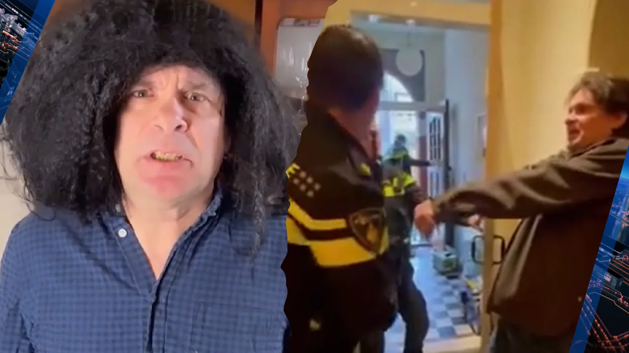 Cabaretier Hans Teeuwen krijgt wapen van filmpje terug van politie
