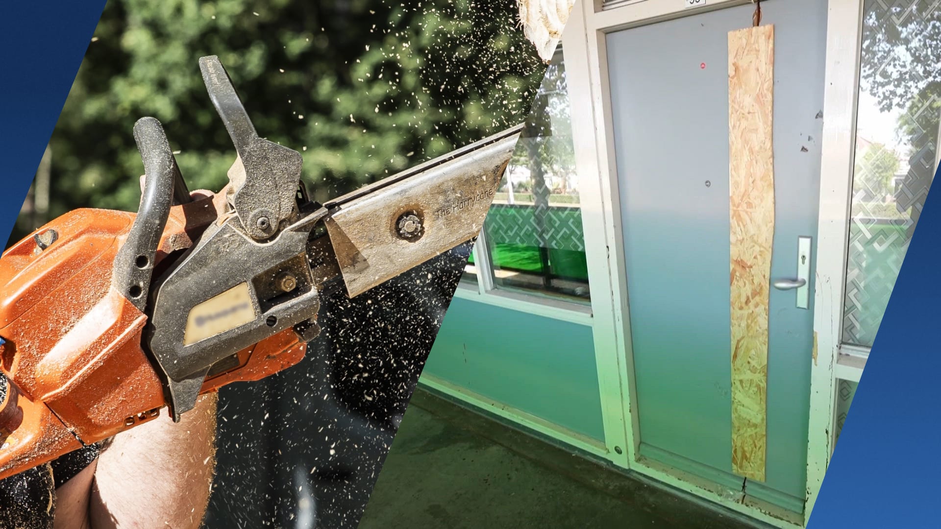 Zwaargewonde bij inval met kettingzaag in Rotterdam