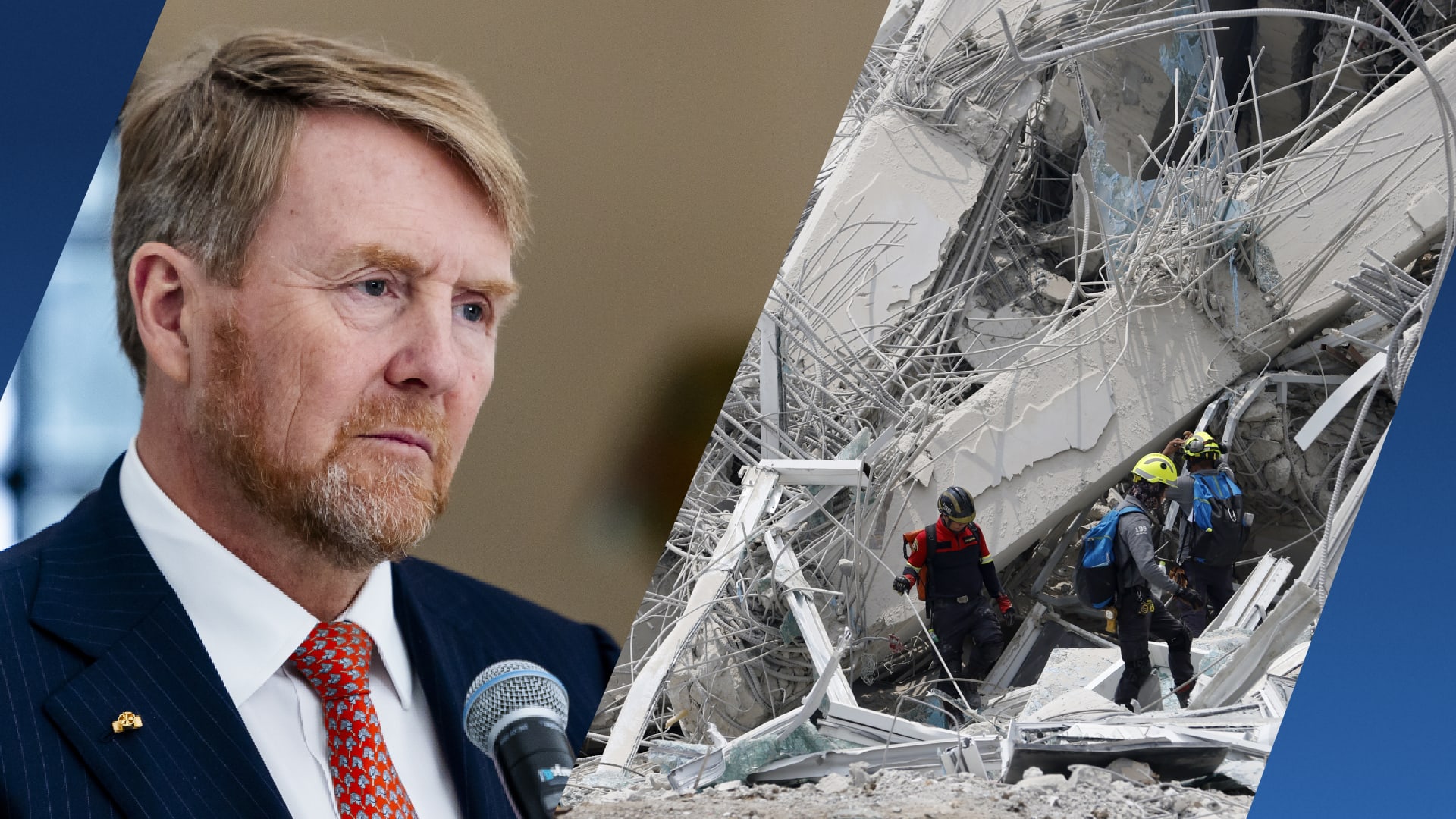 Koning en koningin leven mee met slachtoffers dodelijke beving Zuidoost-Azië