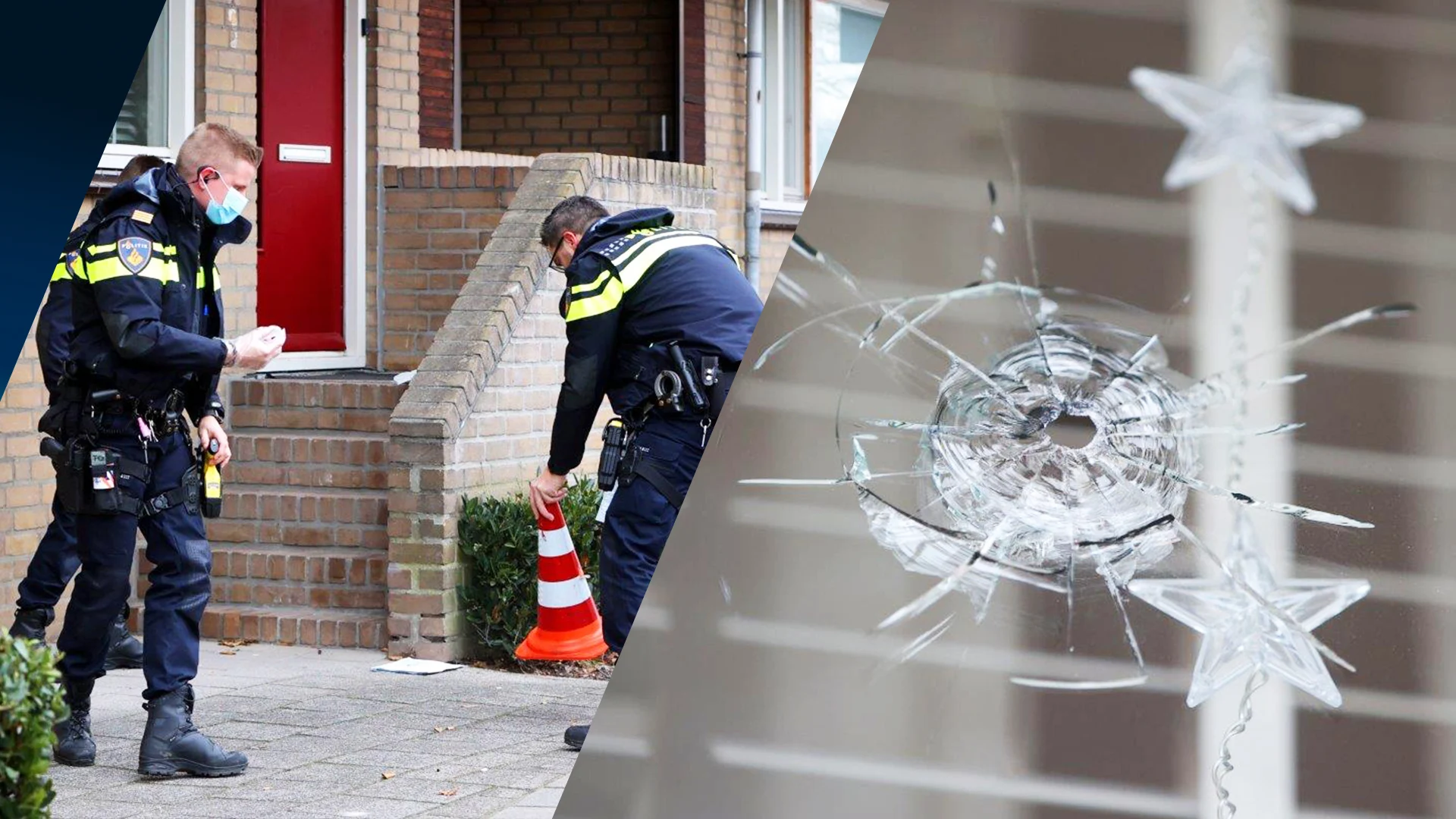 Woning beschoten in Den Bosch: meerdere kogelinslagen in raam