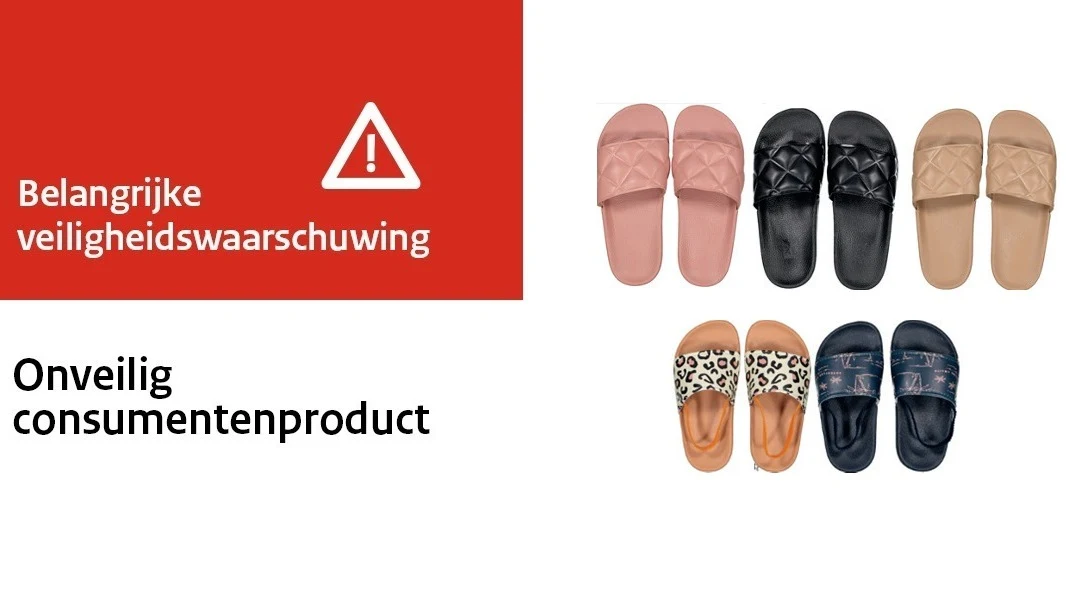 Zeeman maakt slippertje: zware metalen in schoeisel voor kinderen en vrouwen