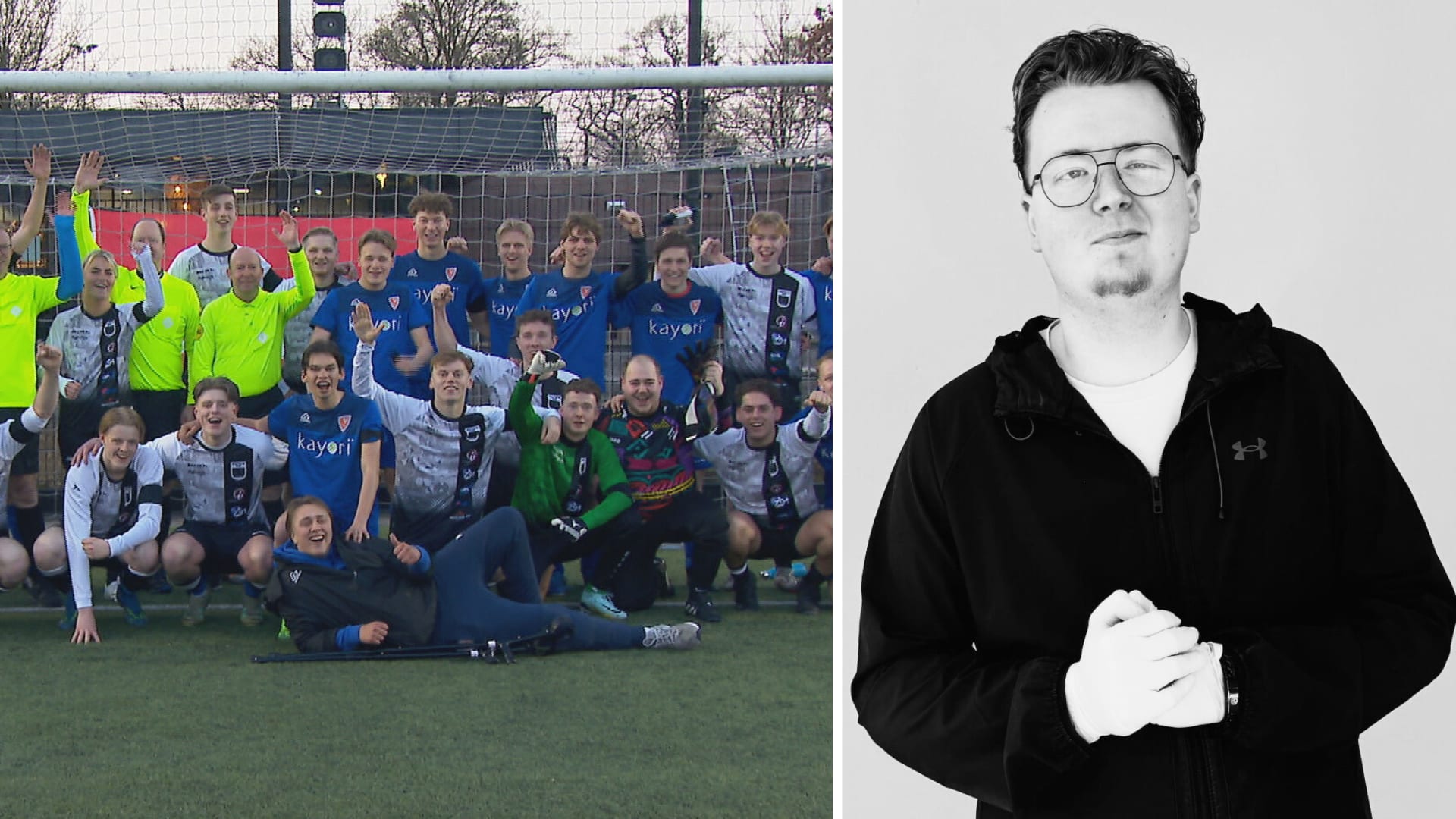 Benefietwedstrijd voor Matthijs (20) levert enorm bedrag op voor KWF