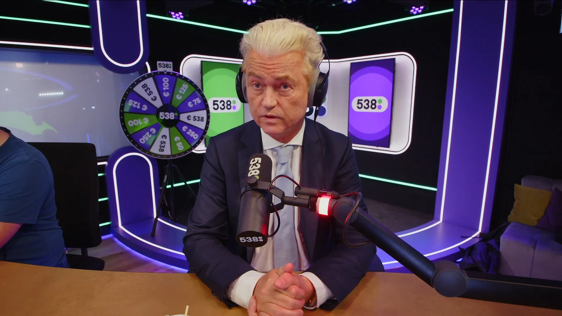 Beveiliging, beleid en katten: Geert Wilders in gesprek bij 538 Ochtendshow