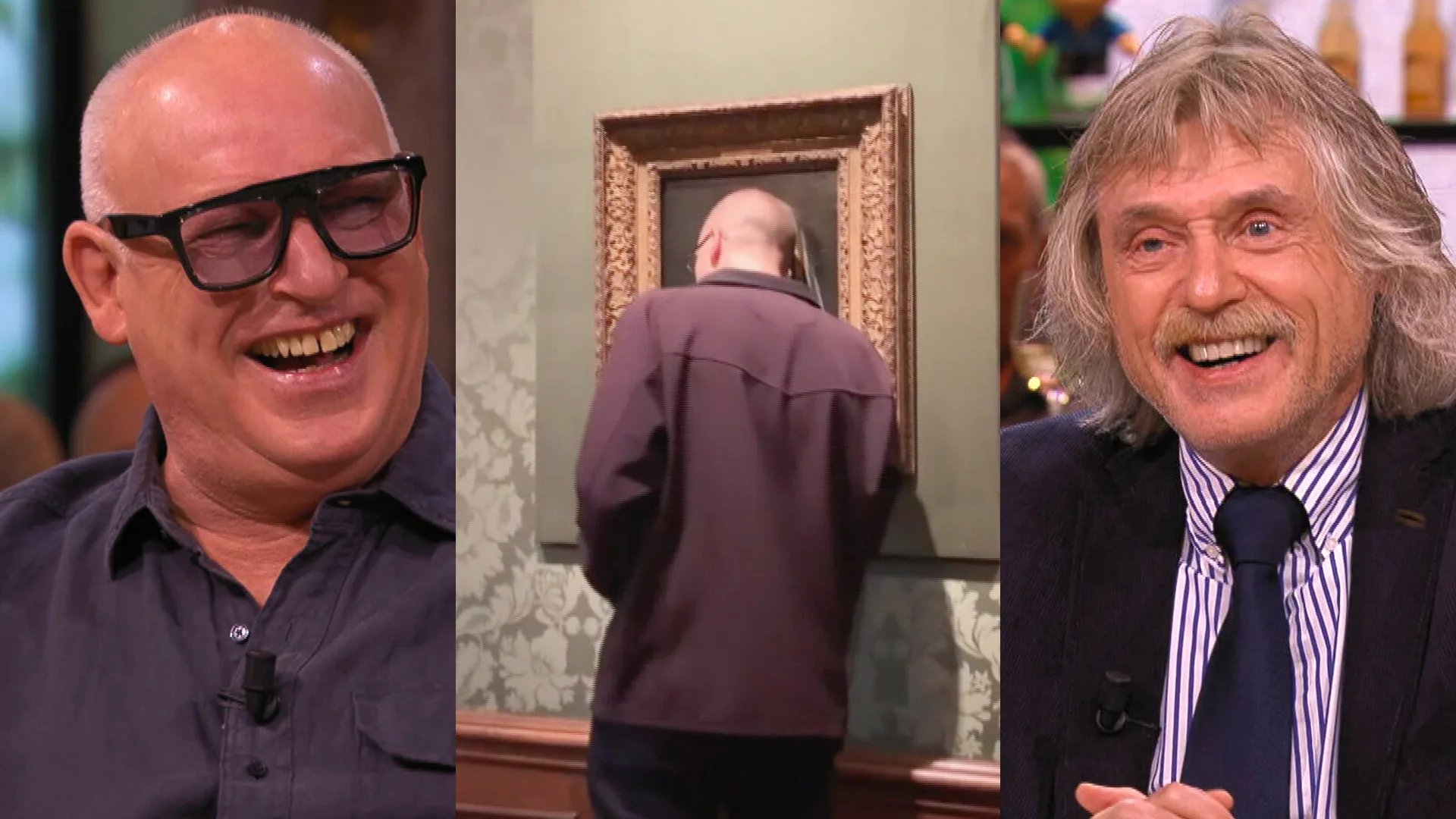 Vandaag Inside-heren lachen klimaatactivist Mauritshuis vierkant uit: 'Ik zou die lul laten staan!'