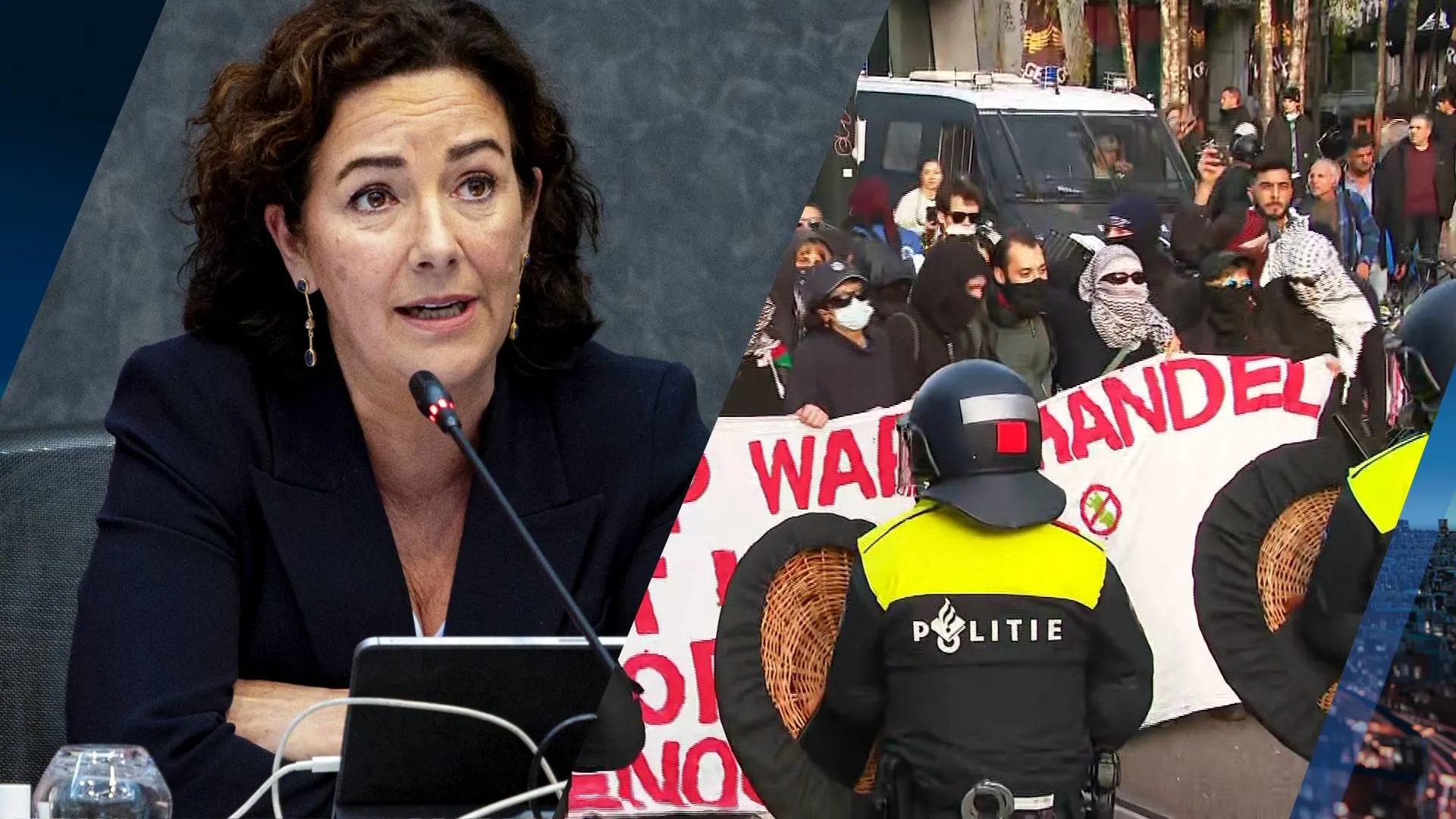 Burgemeester Halsema met de dood bedreigd na pro-Palestijnse demonstratie