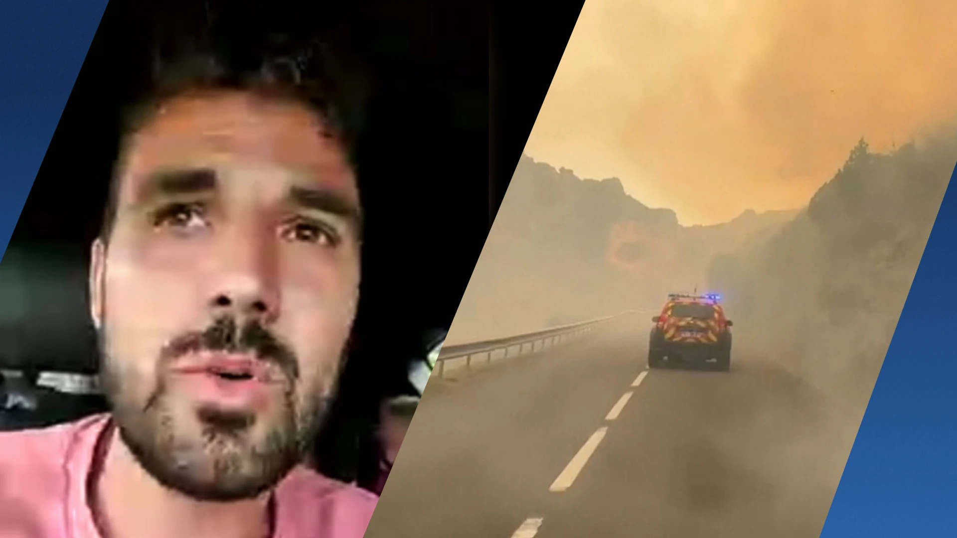 Nederlanders in buurt van grote brand Frankrijk: 'Niemand weet wat te doen'