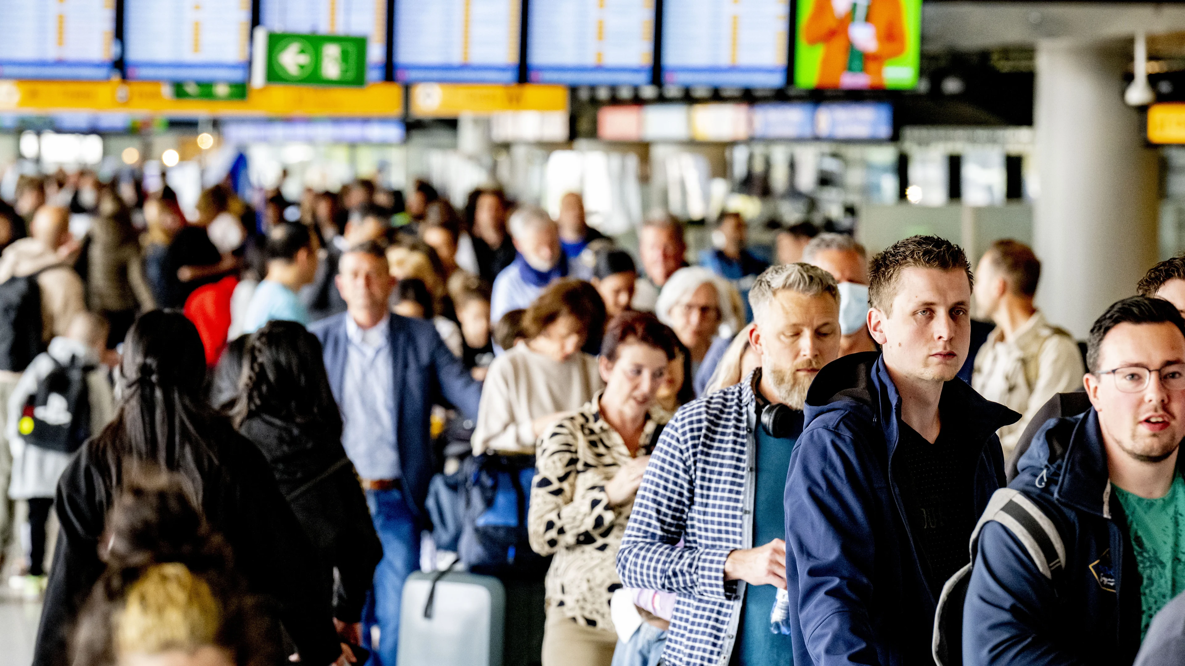 'Reischaos dreigt deze zomer op Schiphol'