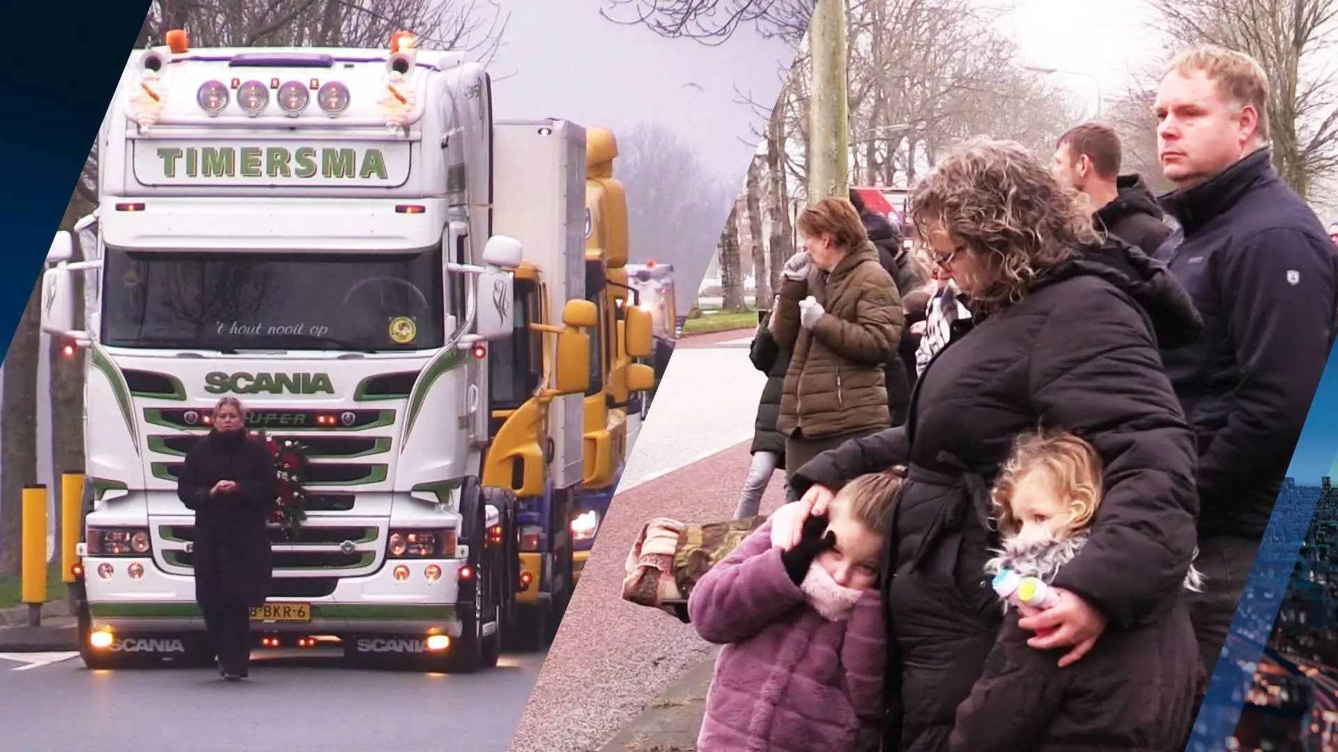 Dorpen lopen uit en stoet van 160 vrachtwagens voor overleden Appie (11): 'Hij kijkt van boven mee'