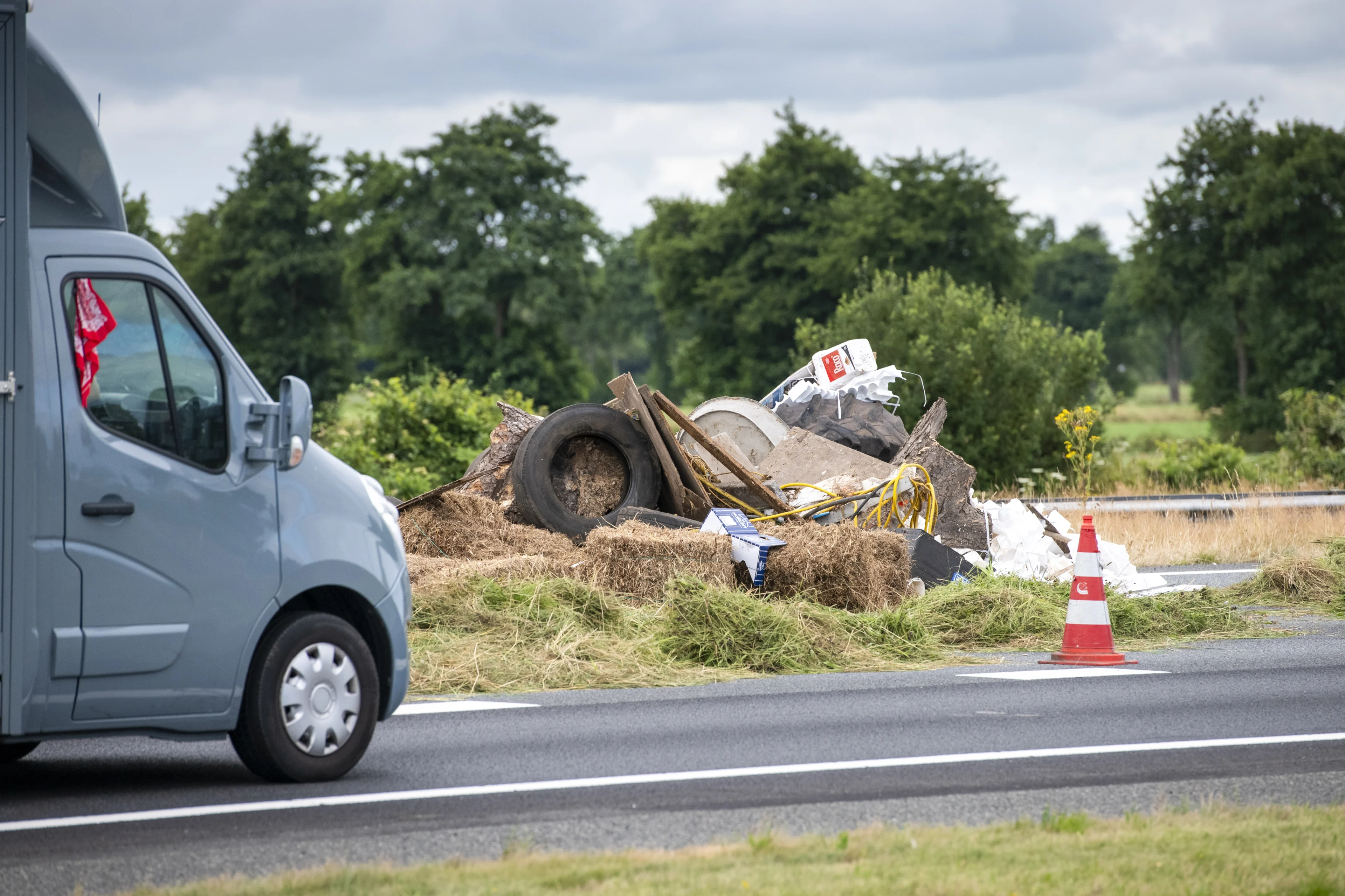 Nog eens drie verdachten aangehouden voor afvaldumpingen A7